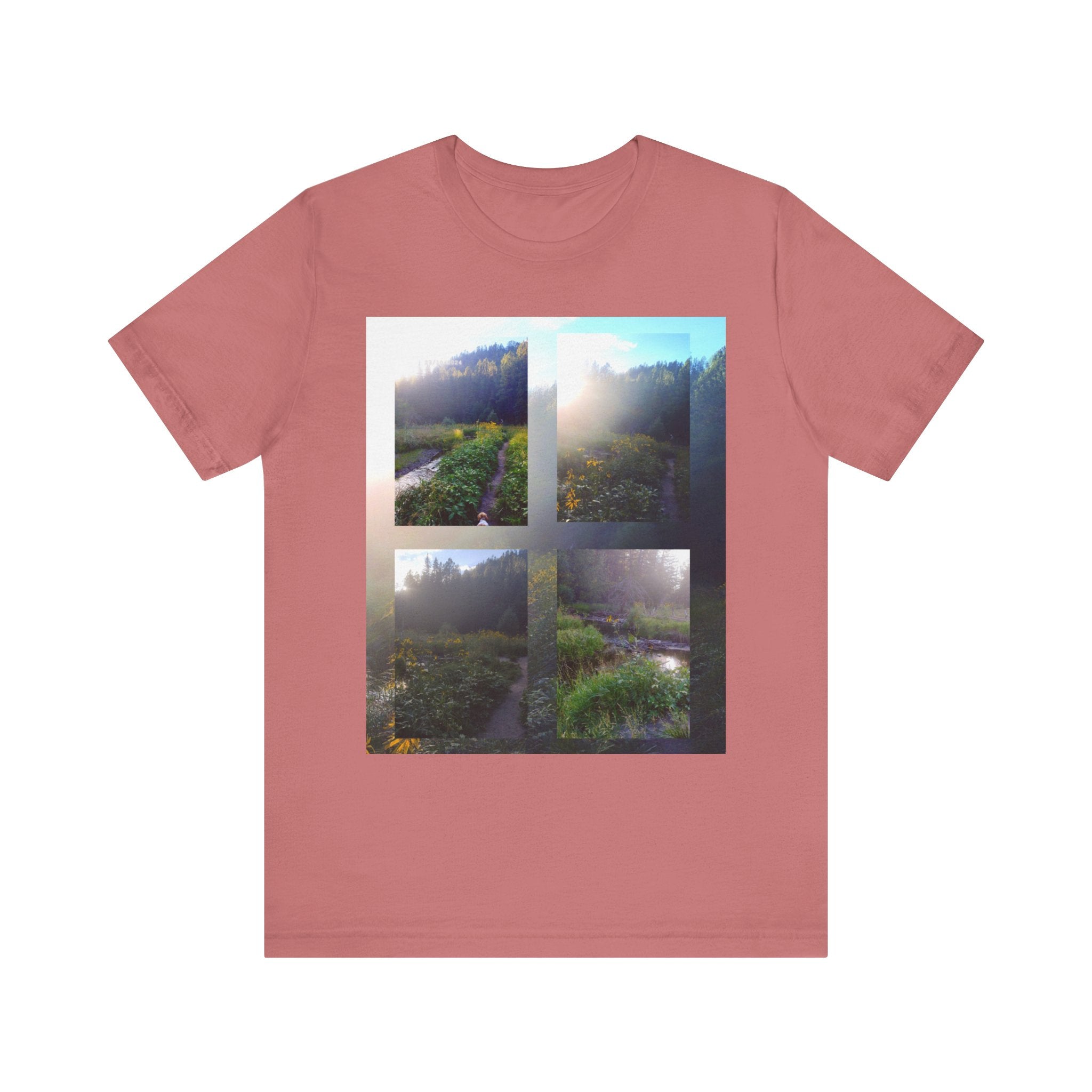 Nature-Inspired Unisex Tee, Eco-Friendly Shirt, Outdoor Lover Gift, Photography T-Shirt, Nature Vibes Clothing