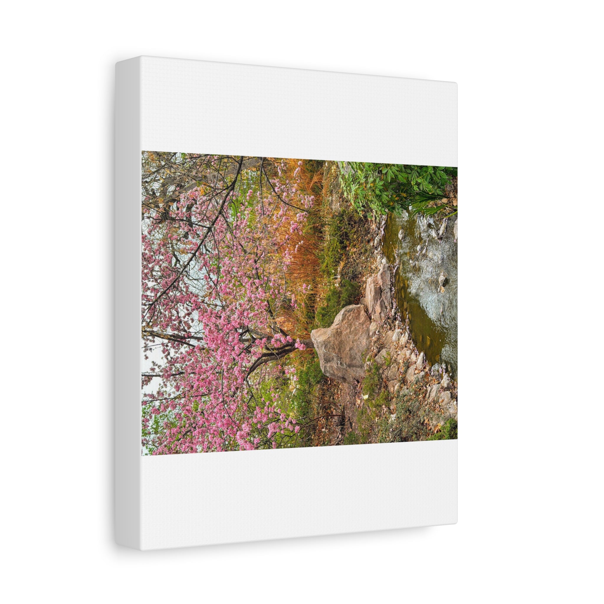 Blossoming Serenity Canvas Print, Floral Wall Art, Nature Decor, Home Aesthetic, Gift Idea for Garden Lovers, Spring Decor