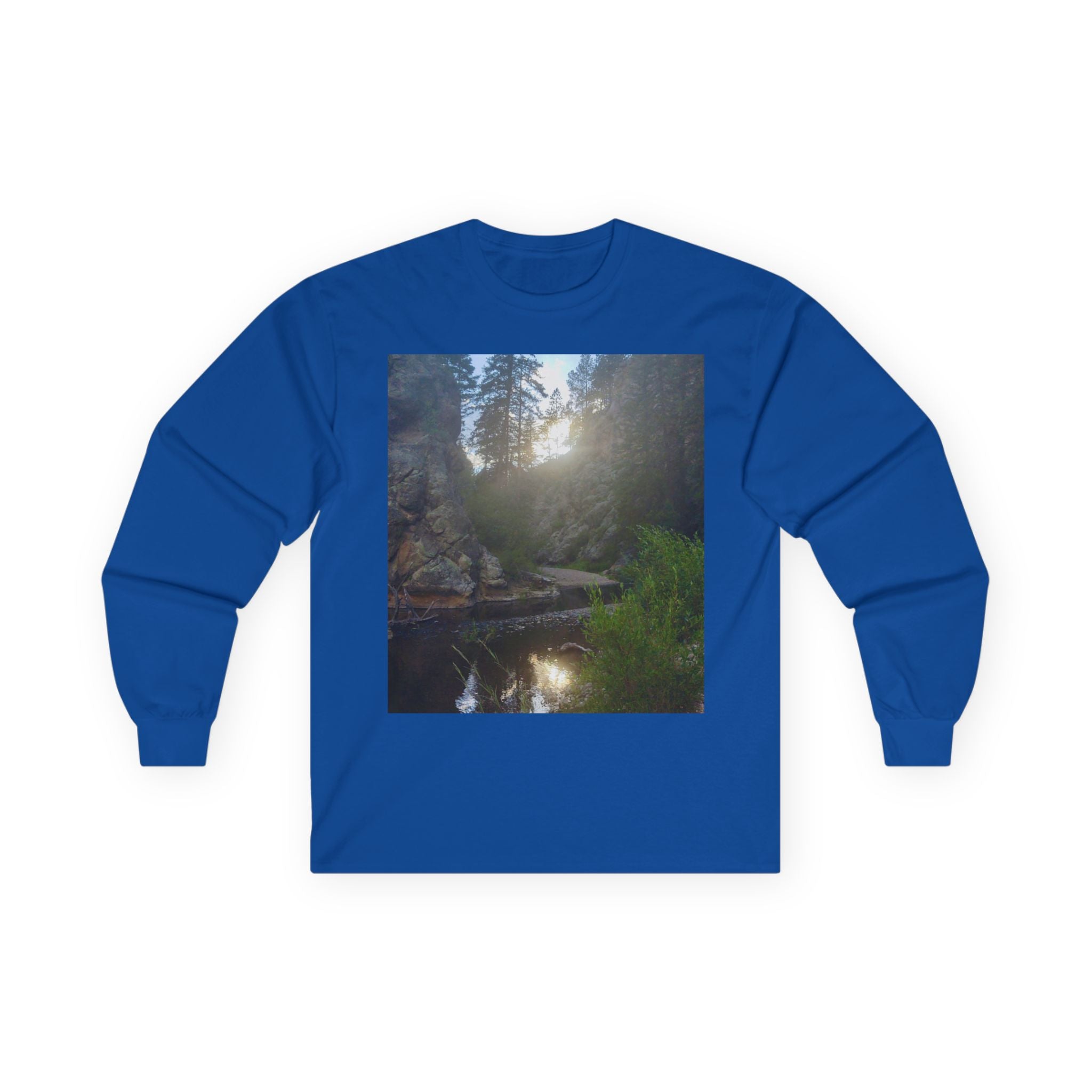 Nature-Inspired Unisex Long Sleeve Tee, Outdoor Adventure Shirt, Gift for Nature Lovers, Casual Wear, Eco-Friendly Apparel