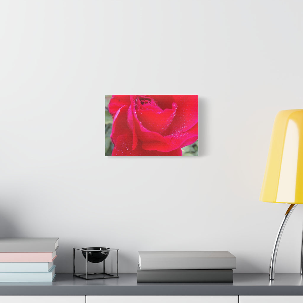 Stunning Floral Canvas Print, Home Decor, Wall Art, Gift for Flower Lovers, Red Rose Art, Mother's Day Gift
