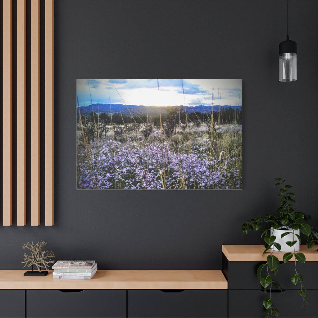 Framed Botanical Wall Art, Floral Canvas Print, Nature Decor, Home Interior Art, Gift for Garden Lovers, Beautiful Flower Landscape