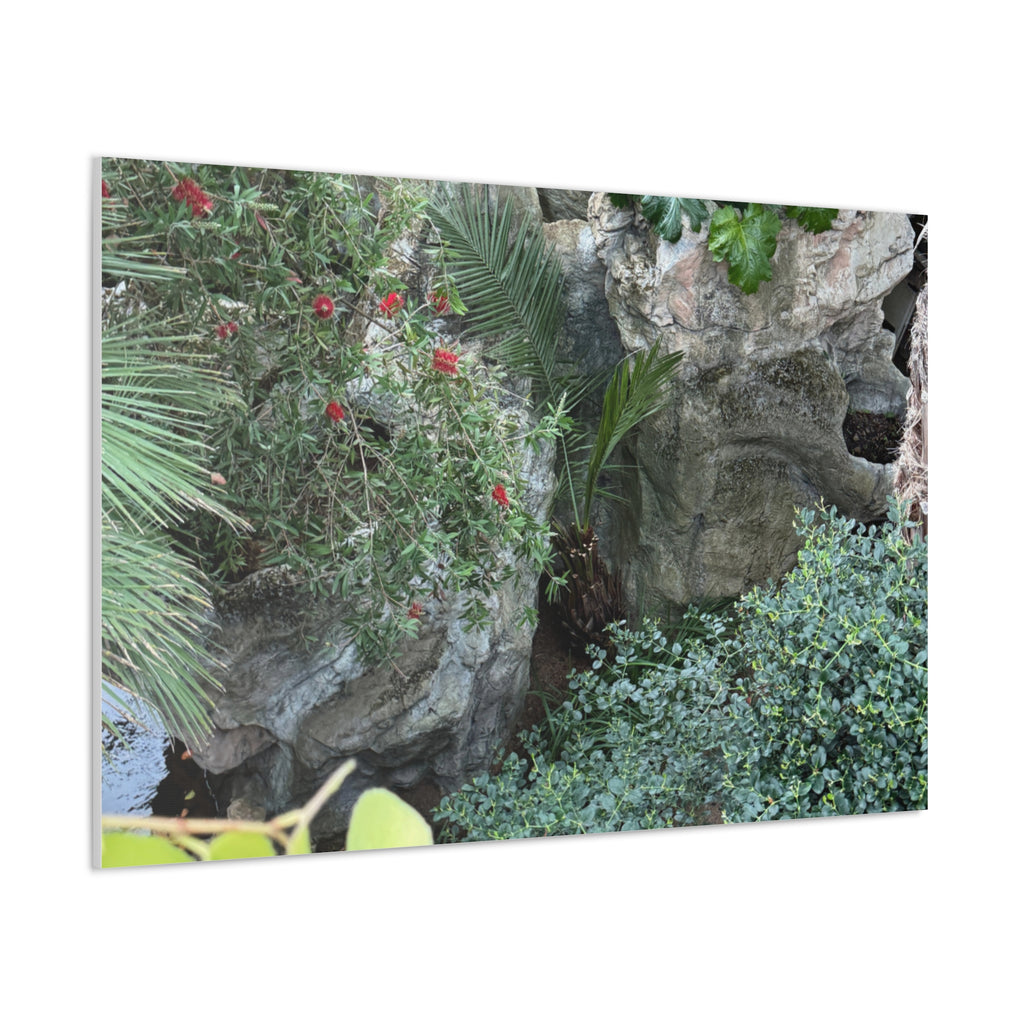 Canvas Wall Art, Tropical Garden Print, Home Decor, Botanical Artwork, Nature Lover Gift, Modern Interior Design