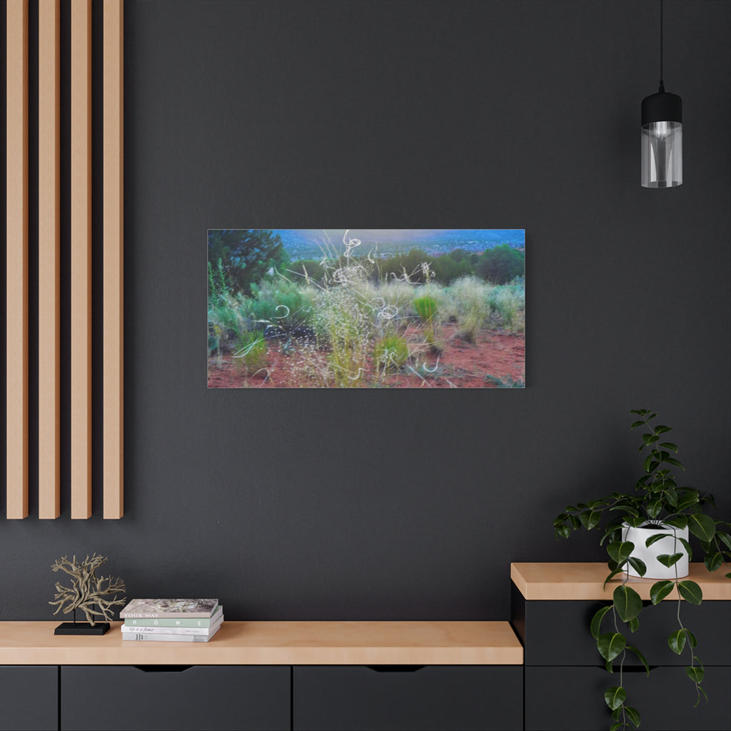 Serene Desert Landscape Canvas Print, Nature Wall Art, Home Decor, Gift for Nature Lovers, Rustic Art for Living Room, Boho Decor