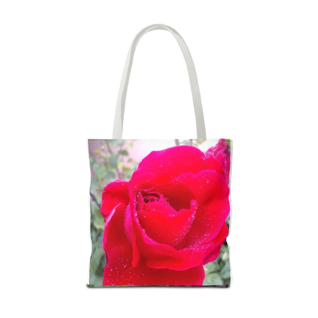 Vibrant Floral Tote Bag - Eco-Friendly Canvas, Perfect for Shopping, Beach Days, or Gift Giving - Rose Design