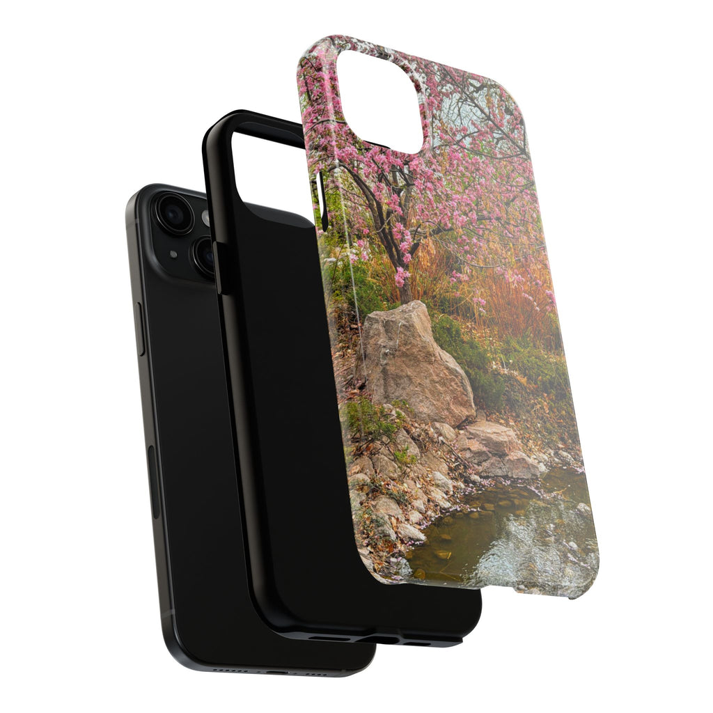 Cherry Blossom Tough Phone Cases - Nature Lover Gift, Floral Phone Accessories, Spring Decor, Custom Cases, Outdoor Adventure