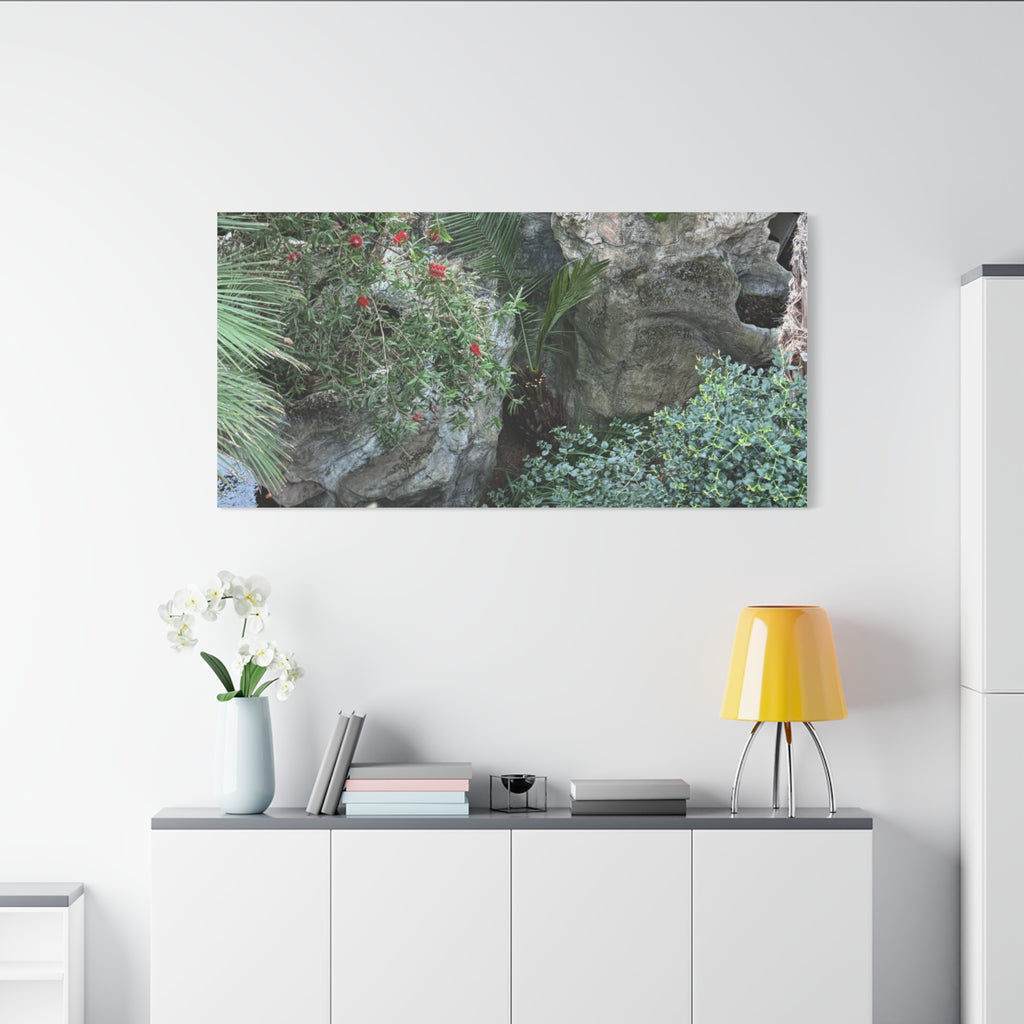 Canvas Wall Art, Tropical Garden Print, Home Decor, Botanical Artwork, Nature Lover Gift, Modern Interior Design
