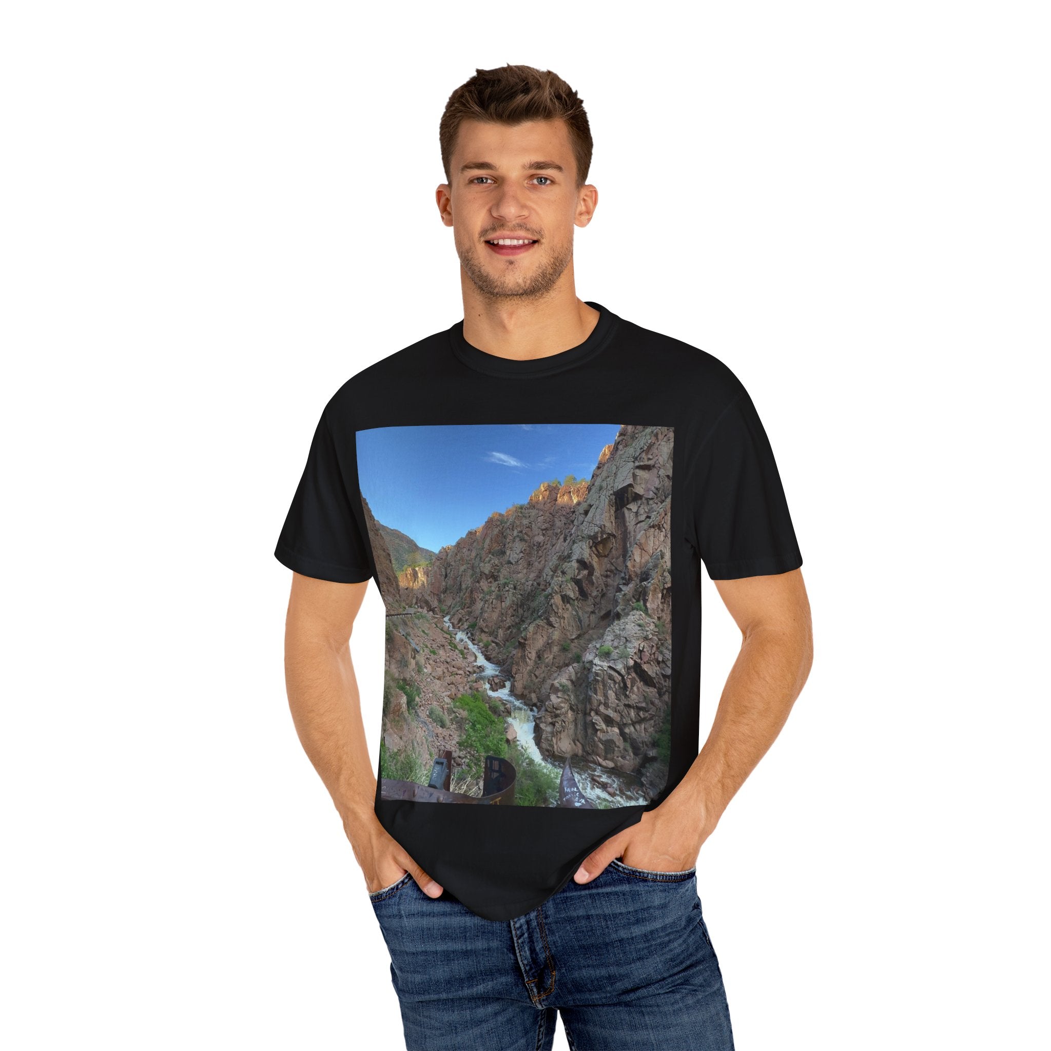 Nature Scene Unisex T-Shirt, Eco-Friendly Tee, Outdoorsy Apparel, Hiking Gift, Casual Wear, Adventure Clothing