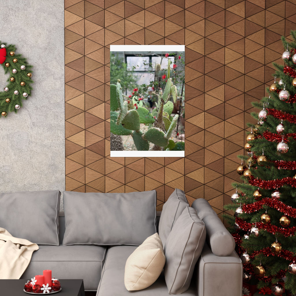 Cactus Vertical Wall Art, Boho Home Decor, Nature Print, Gift for Plant Lovers, Gallery Wall Decoration