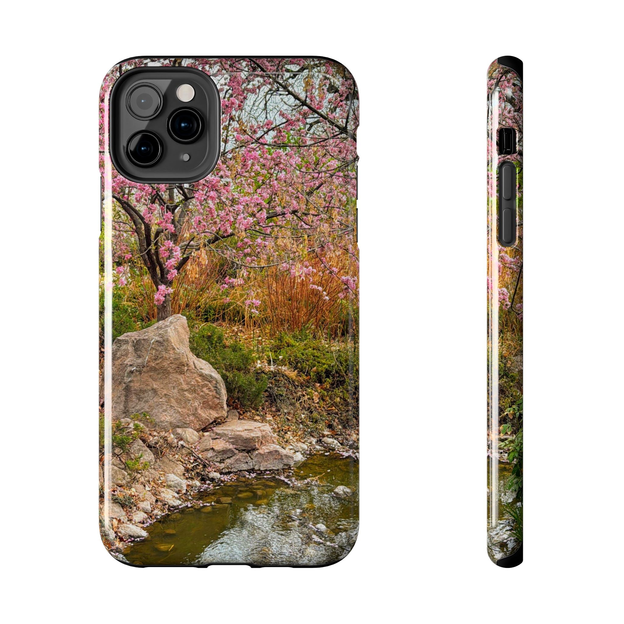 Cherry Blossom Tough Phone Cases - Nature Lover Gift, Floral Phone Accessories, Spring Decor, Custom Cases, Outdoor Adventure