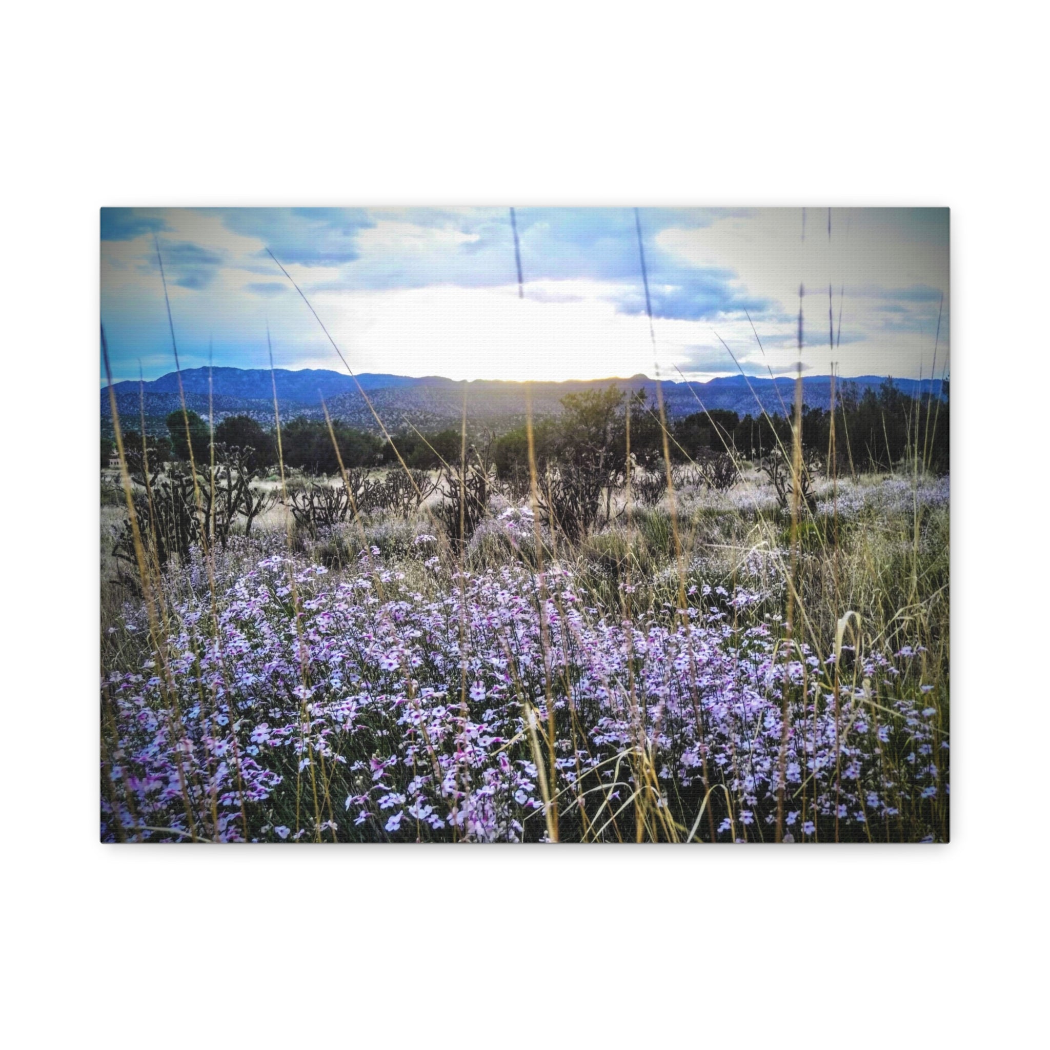 Framed Botanical Wall Art, Floral Canvas Print, Nature Decor, Home Interior Art, Gift for Garden Lovers, Beautiful Flower Landscape