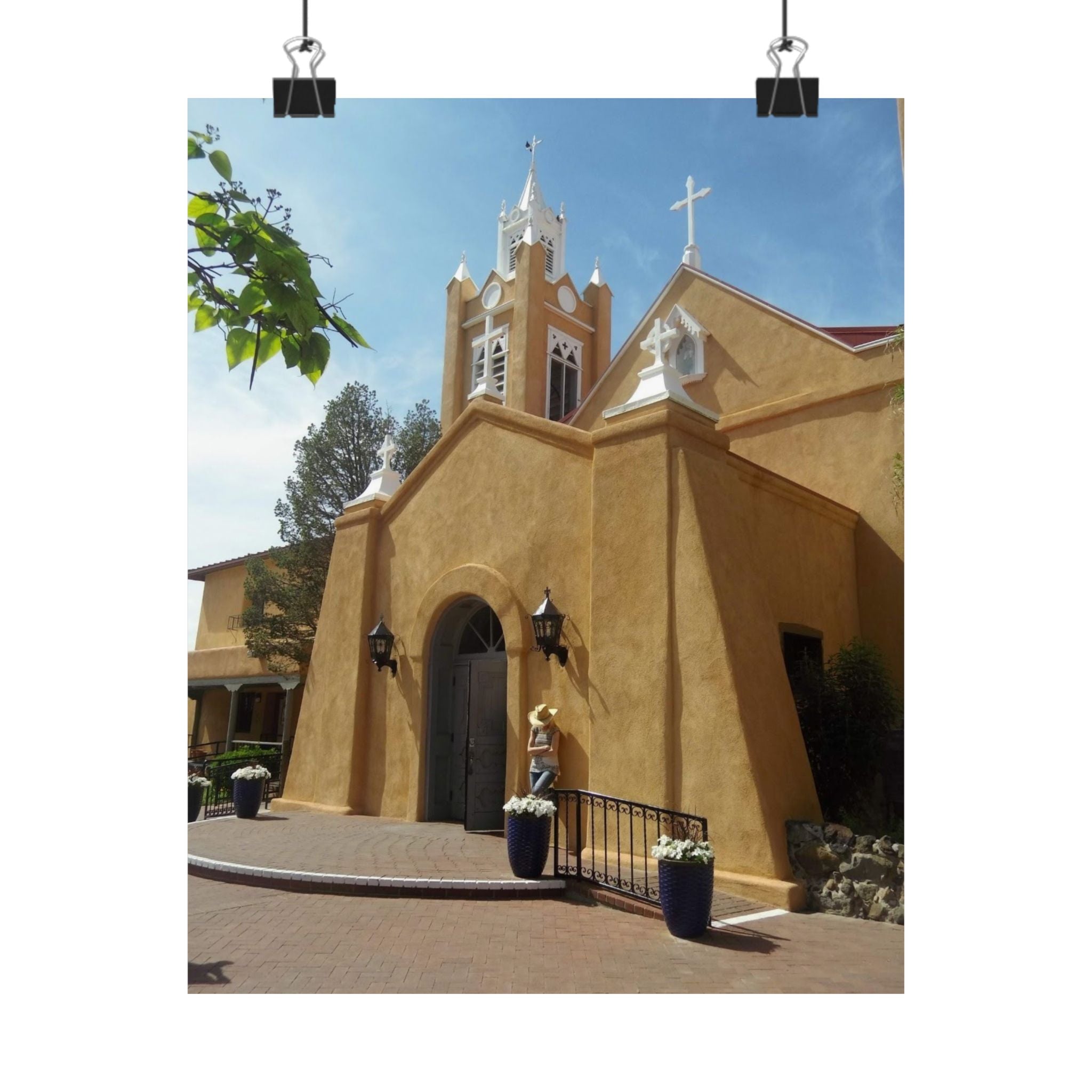 Matte Vertical Poster of Charming Church, Wall Art, Home Decor, Art Print, Gift for Housewarming, Unique Artwork