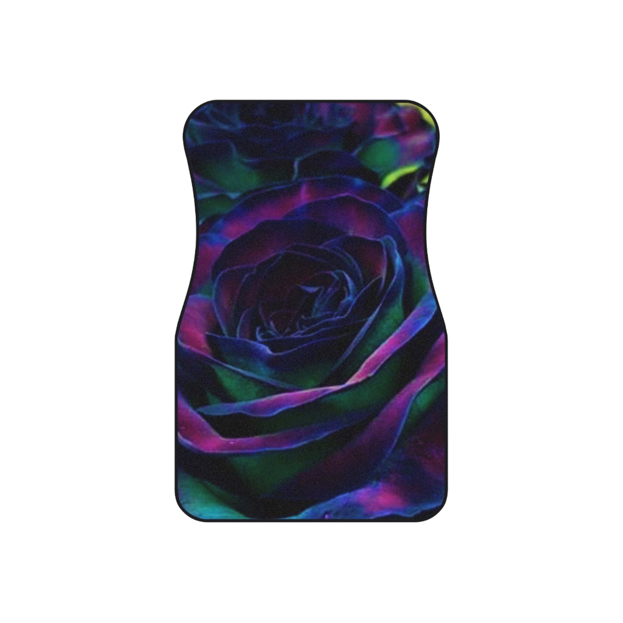 Elegant Floral Car Mats Set - Stylish Floor Mats, Car Accessories, Gift for Her, Rose Design, Home Décor, Personalized Car