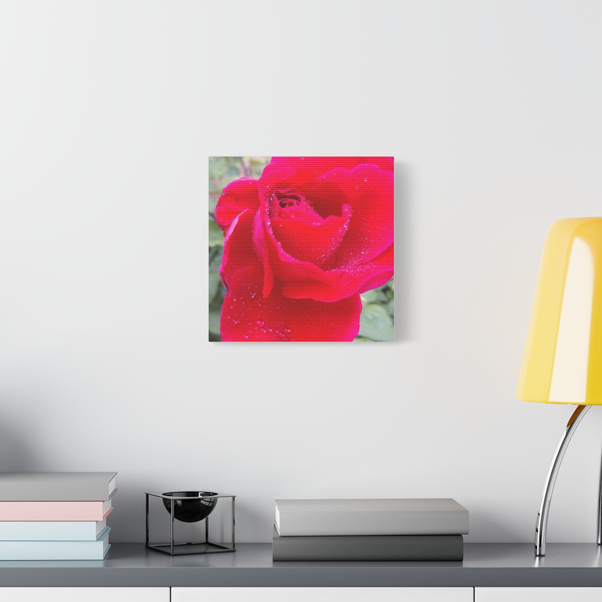 Stunning Floral Canvas Print, Home Decor, Wall Art, Gift for Flower Lovers, Red Rose Art, Mother's Day Gift