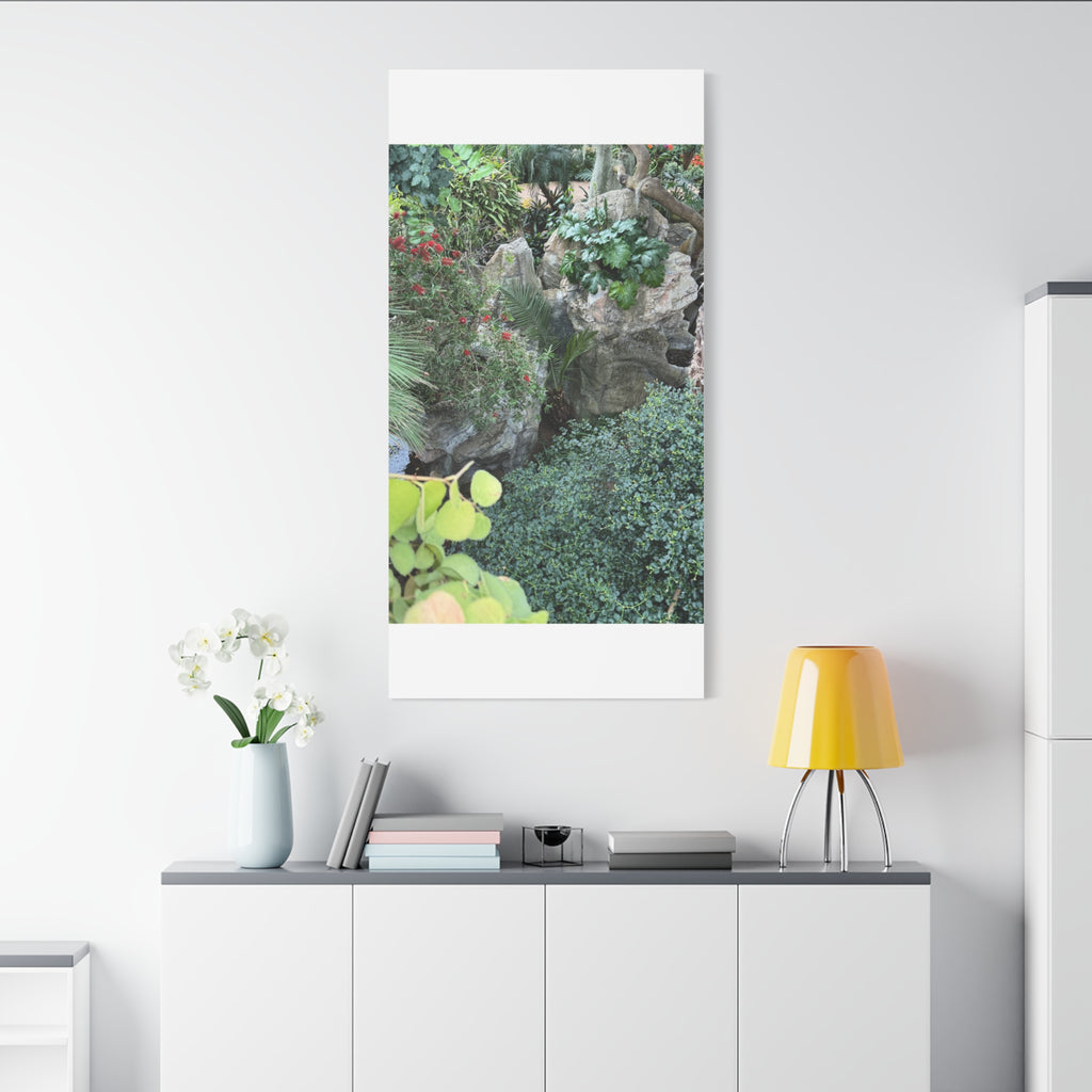 Canvas Wall Art, Tropical Garden Print, Home Decor, Botanical Artwork, Nature Lover Gift, Modern Interior Design