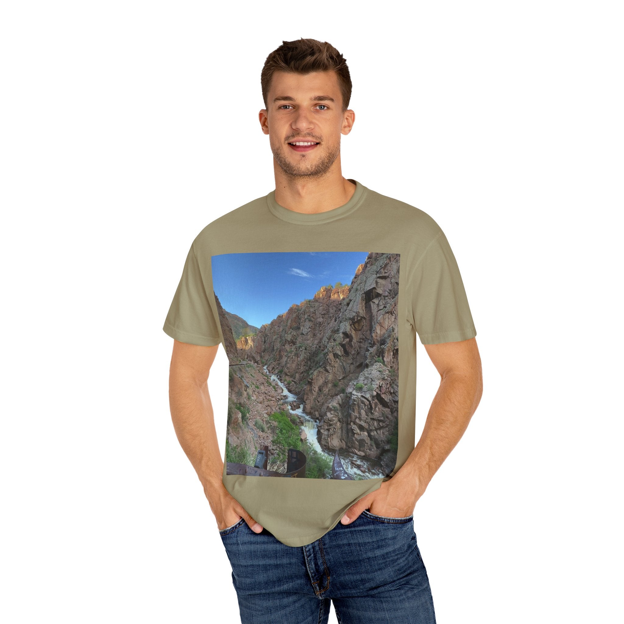 Nature Scene Unisex T-Shirt, Eco-Friendly Tee, Outdoorsy Apparel, Hiking Gift, Casual Wear, Adventure Clothing