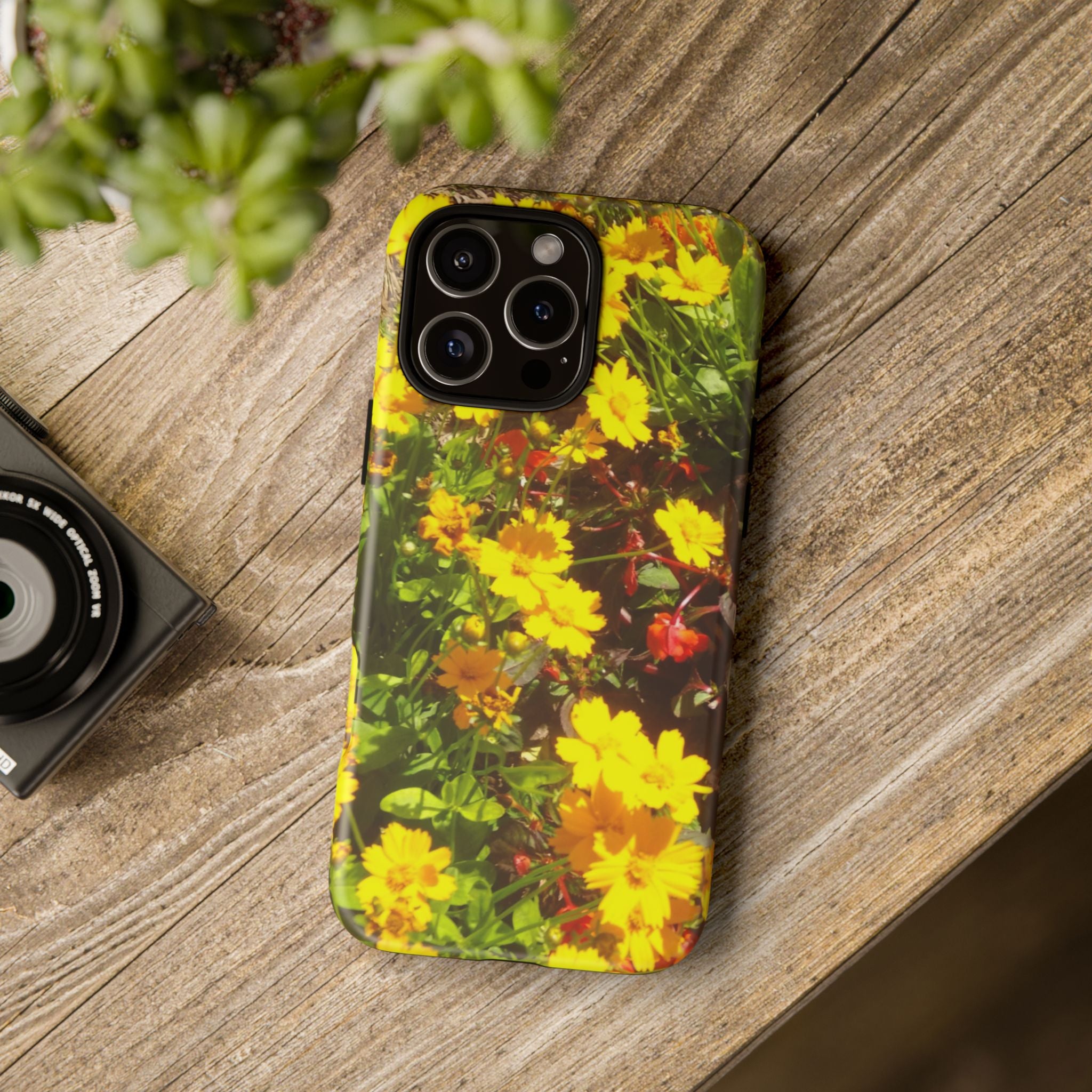 Floral Phone Case - Tough Cases with Vibrant Yellow Flowers, Protective Floral Cover, Spring Decor, Gift Idea for Nature Lovers, [...]