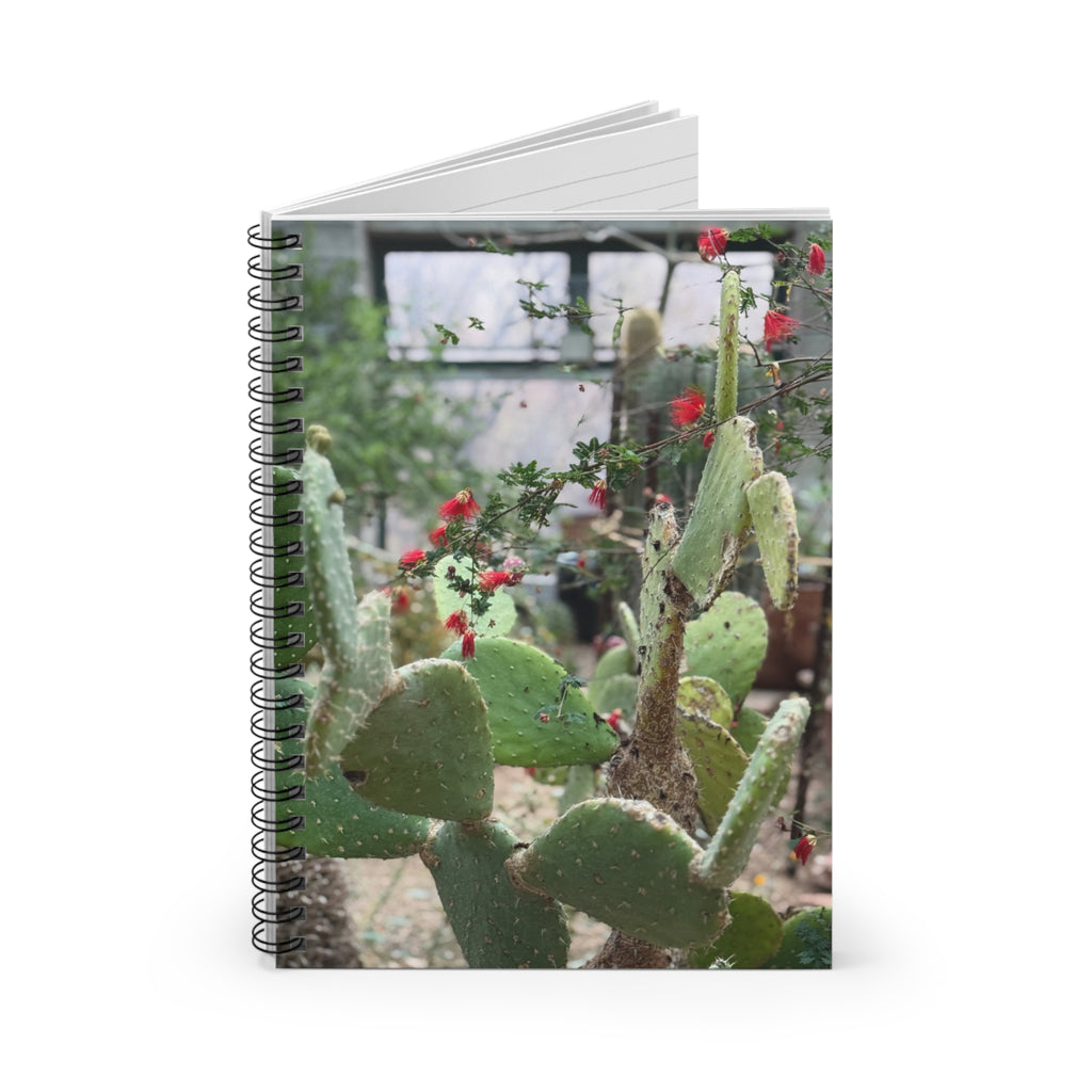 Cactus-Themed Spiral Notebook - Ruled Line, Perfect for Students, Journaling, Gift & Motivation, Botanical Design, Cute Stationery