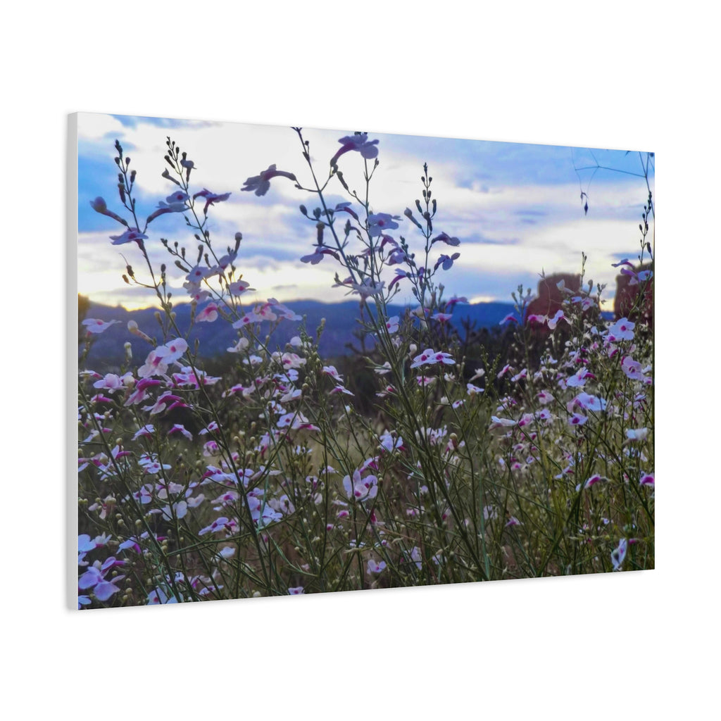 Floral Wall Art Canvas, Nature-Inspired Home Decor, Flower Print, Rustic Living Room, Gift for Gardeners, Boho Wall Art