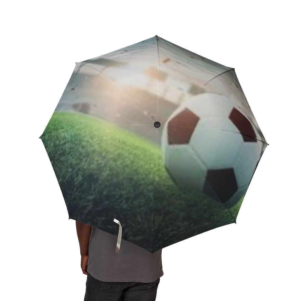 Stylish Sports Umbrella - A Must-Have for Soccer Lovers, Portable Rain Gear, Perfect for Outdoor Events, Gift for Athletes
