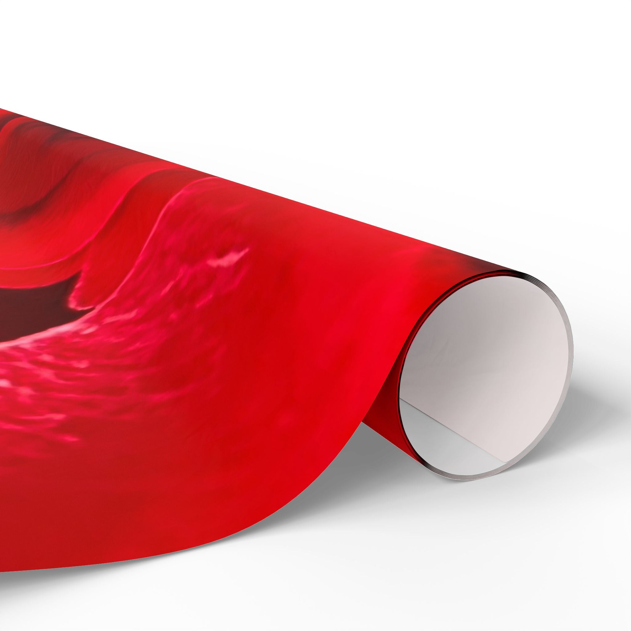 Elegant Floral Wrapping Paper Roll | Birthday, Wedding, Gift Wrap, Celebration, Red Roses