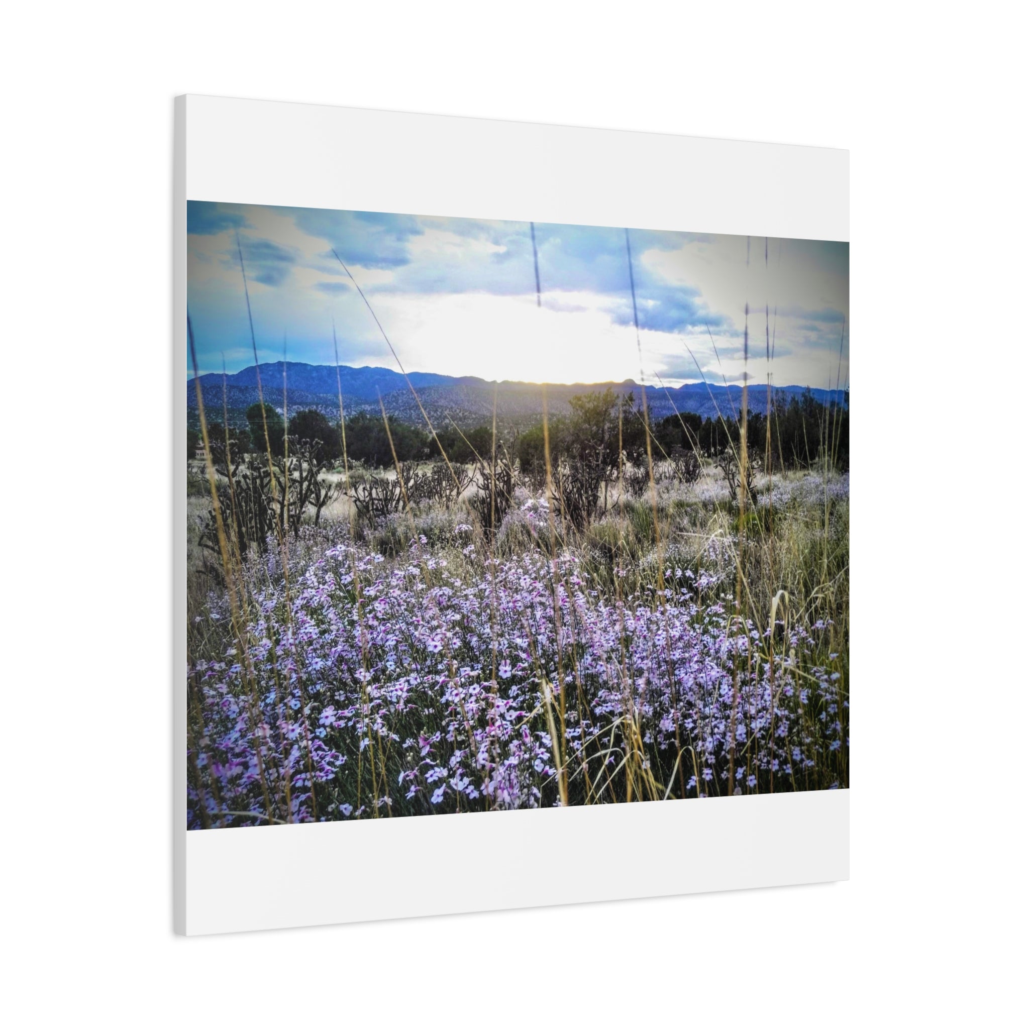 Framed Botanical Wall Art, Floral Canvas Print, Nature Decor, Home Interior Art, Gift for Garden Lovers, Beautiful Flower Landscape