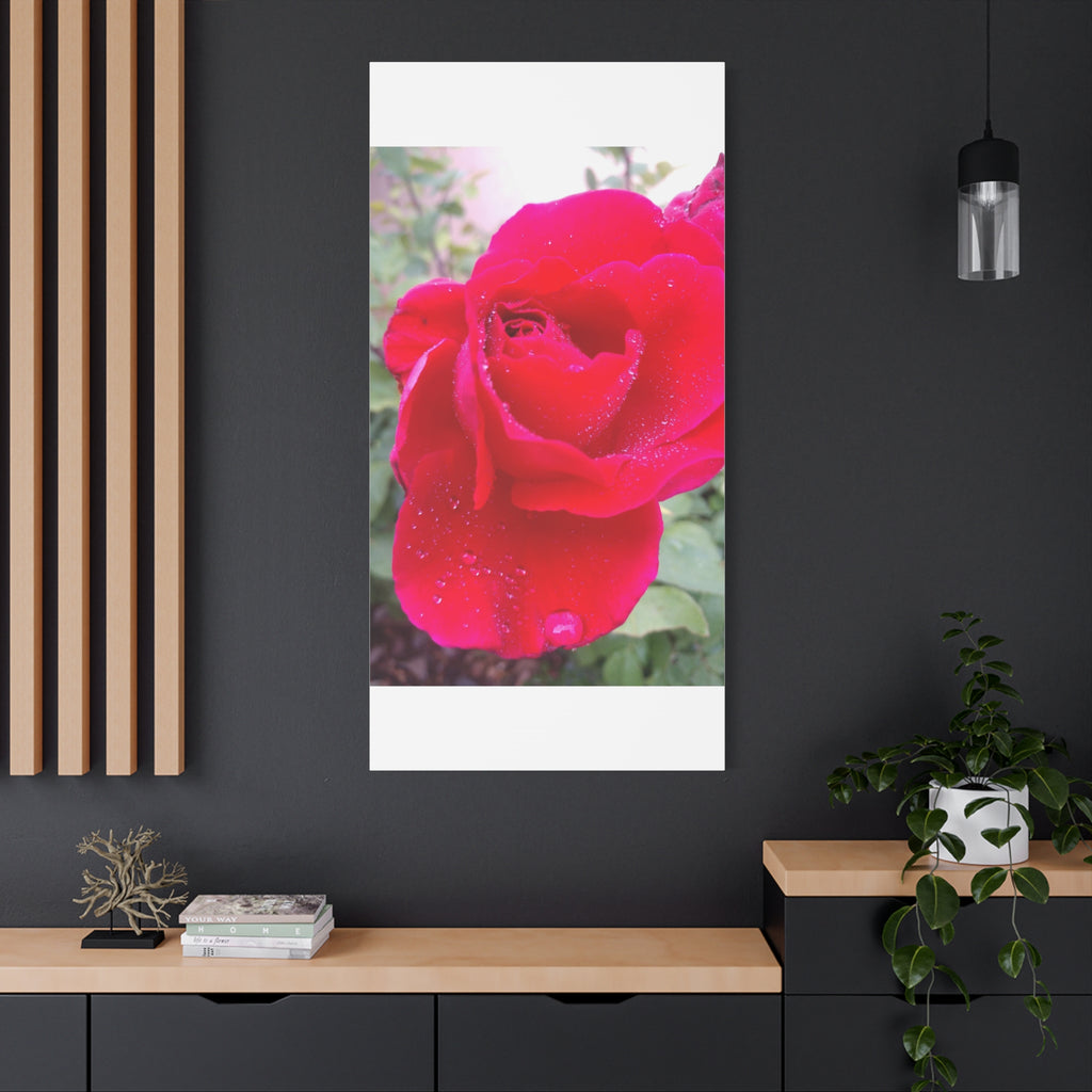 Stunning Floral Canvas Print, Home Decor, Wall Art, Gift for Flower Lovers, Red Rose Art, Mother's Day Gift