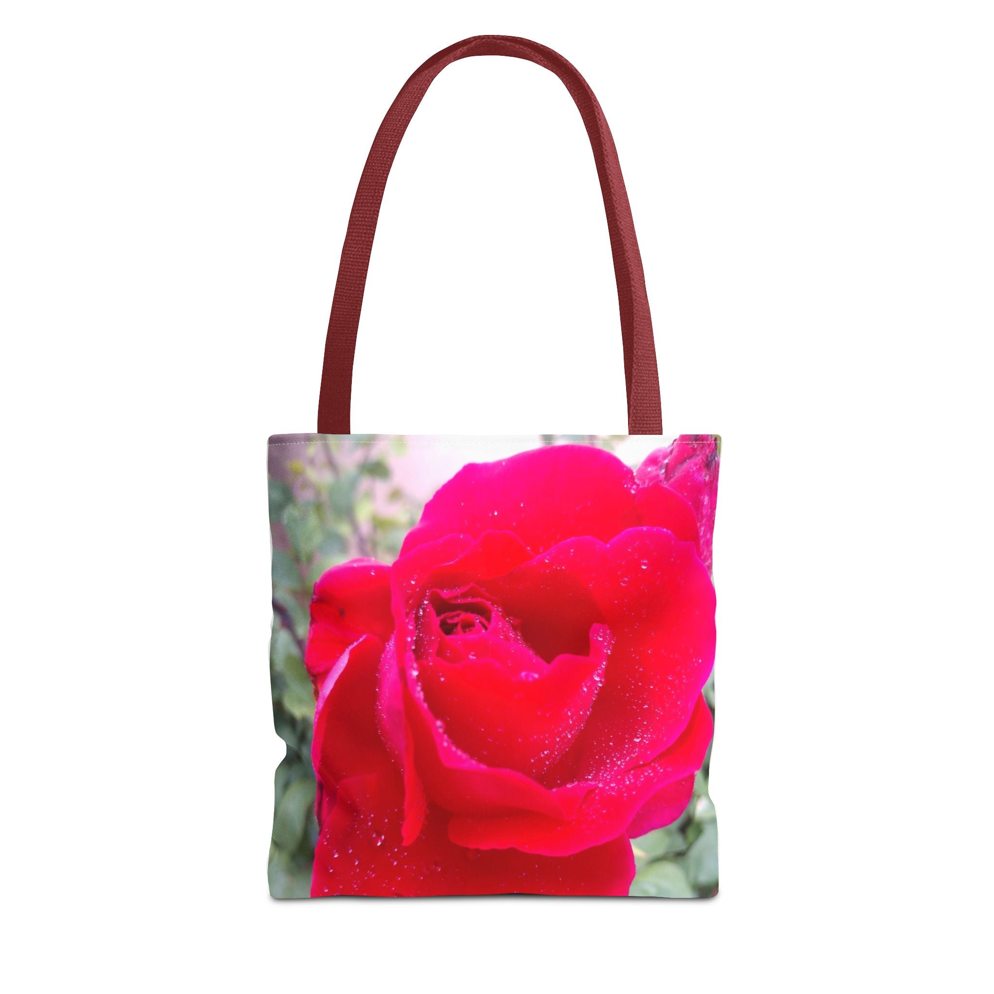 Vibrant Floral Tote Bag | Artistic Rose Design for Everyday Use, Eco-Friendly Shopping, Perfect Gift for Garden Lovers