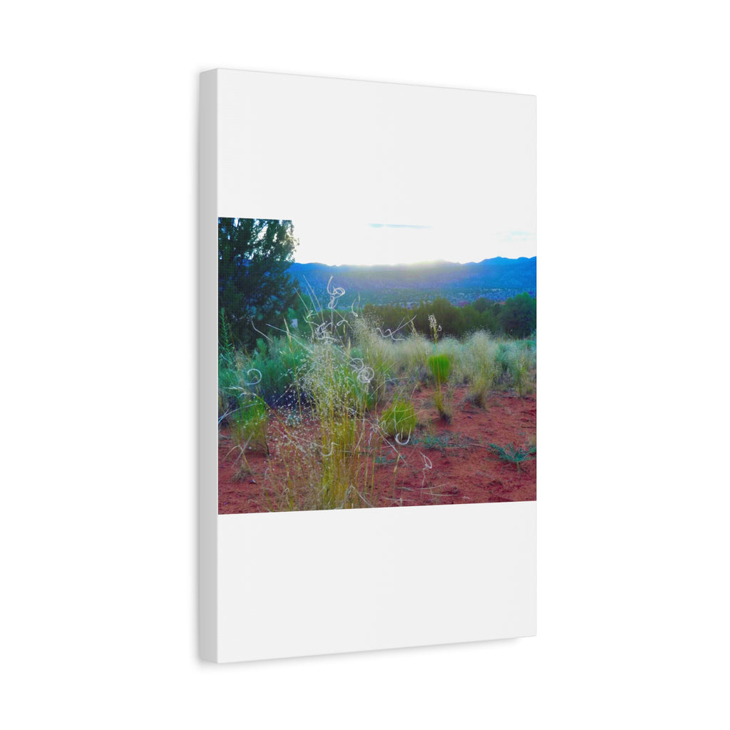 Stretched Canvas Art Print, Nature Wall Decor, Boho Home Decor, Rustic Landscape Art, Gift for Nature Lovers