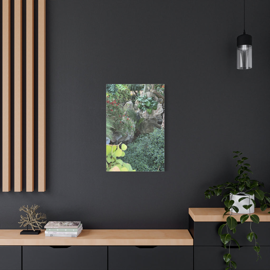 Canvas Wall Art, Tropical Garden Print, Home Decor, Botanical Artwork, Nature Lover Gift, Modern Interior Design