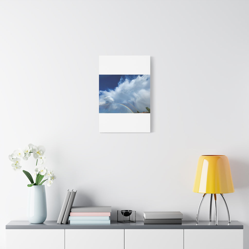 Rainbow Cloud Art Canvas Print, Stretched Wall Decor, Home/Office Art, Gift for Nature Lovers, Gallery Wall Accent