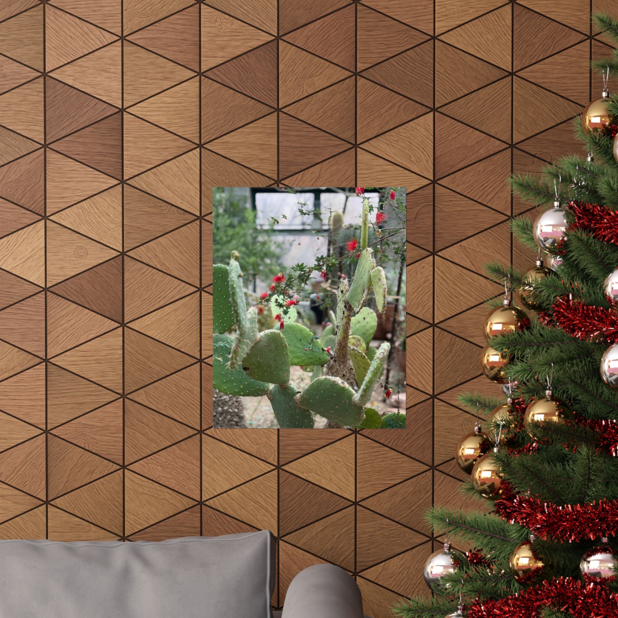 Cactus Wall Art Poster, Botanical Decor, Vertical Matte Print, Nature Lover Gift, Home Gallery Decoration