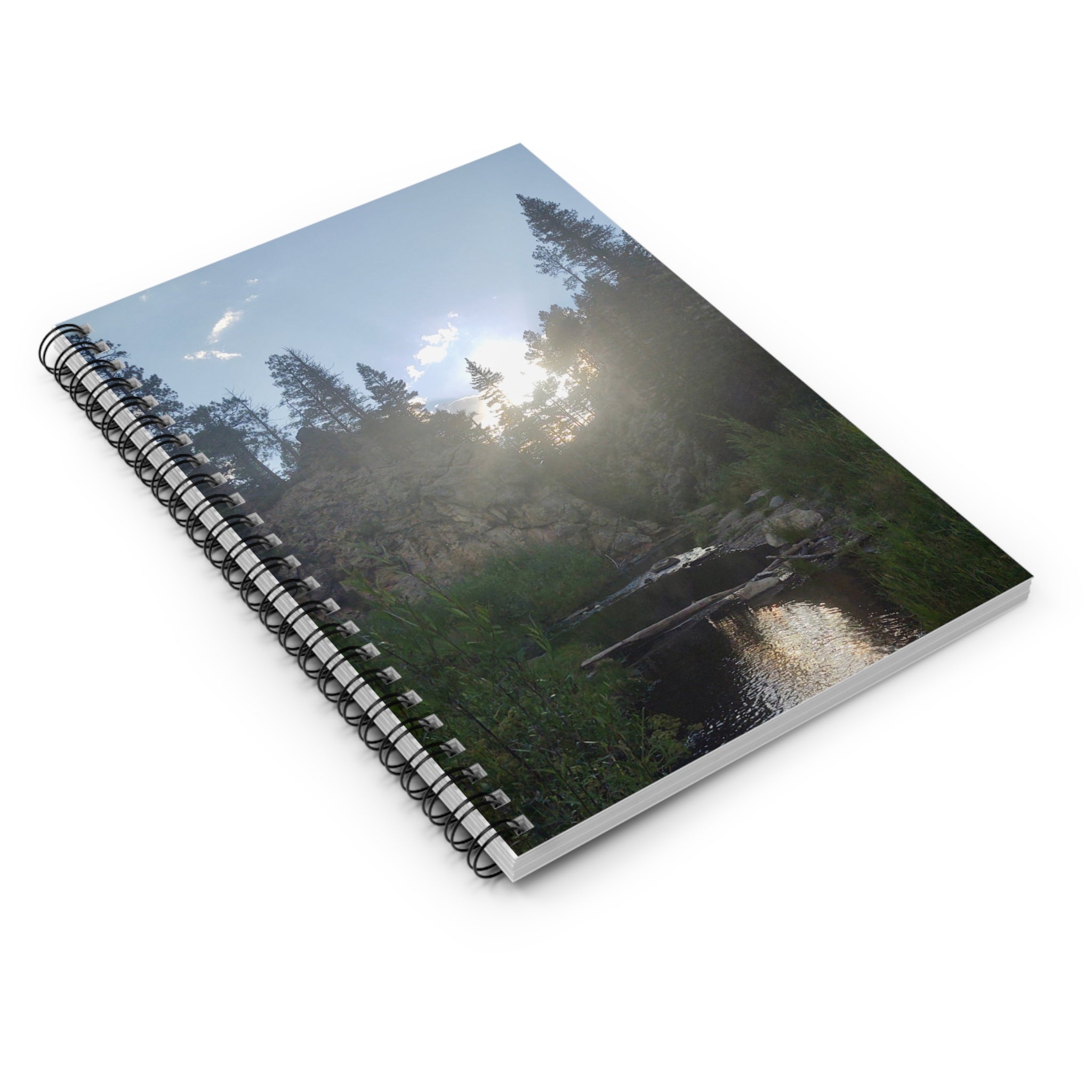 Nature-Inspired Spiral Notebook - Ruled Line, Perfect for Journaling, Eco-Friendly Writing, Nature Lovers Gift, Sketchbook, Travel Diary