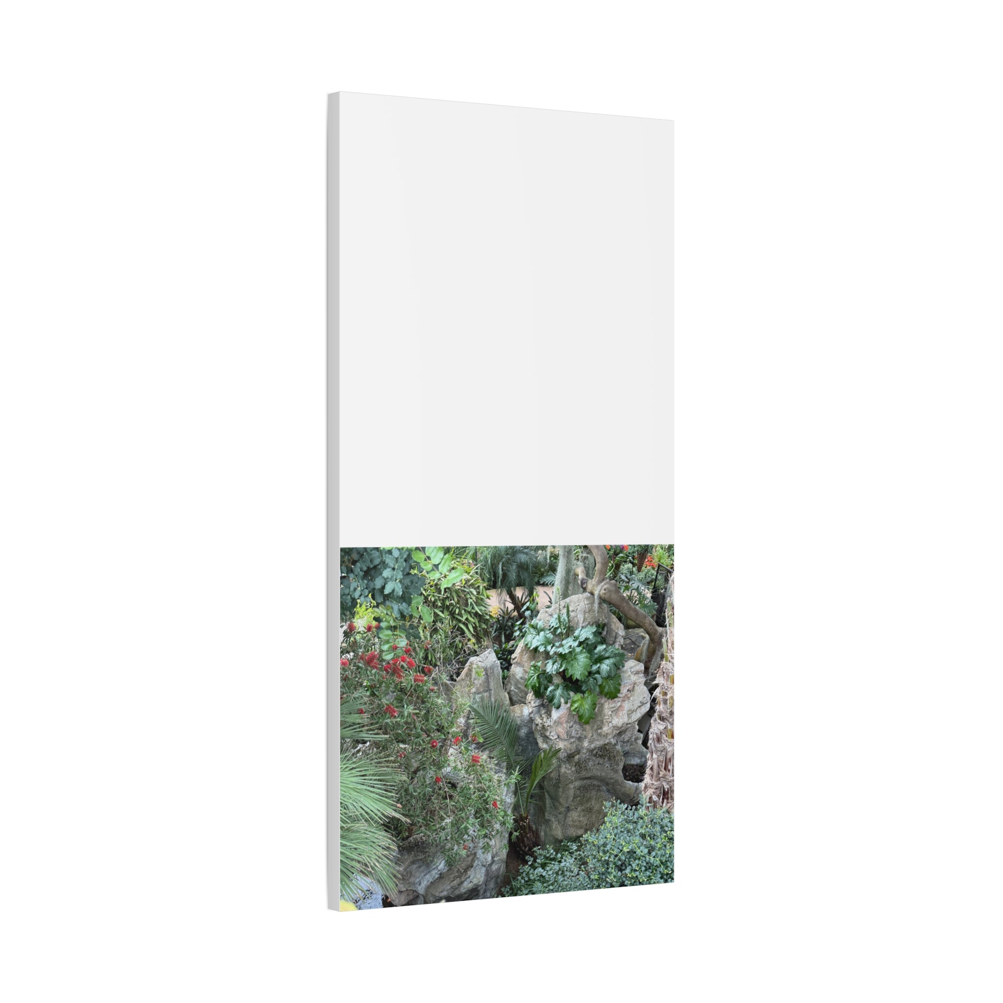 Garden Landscape Canvas Wall Art, Nature Decor, Home Decoration, Gift for Nature Lovers, Eco-Friendly Art, Botanical Wall Decor