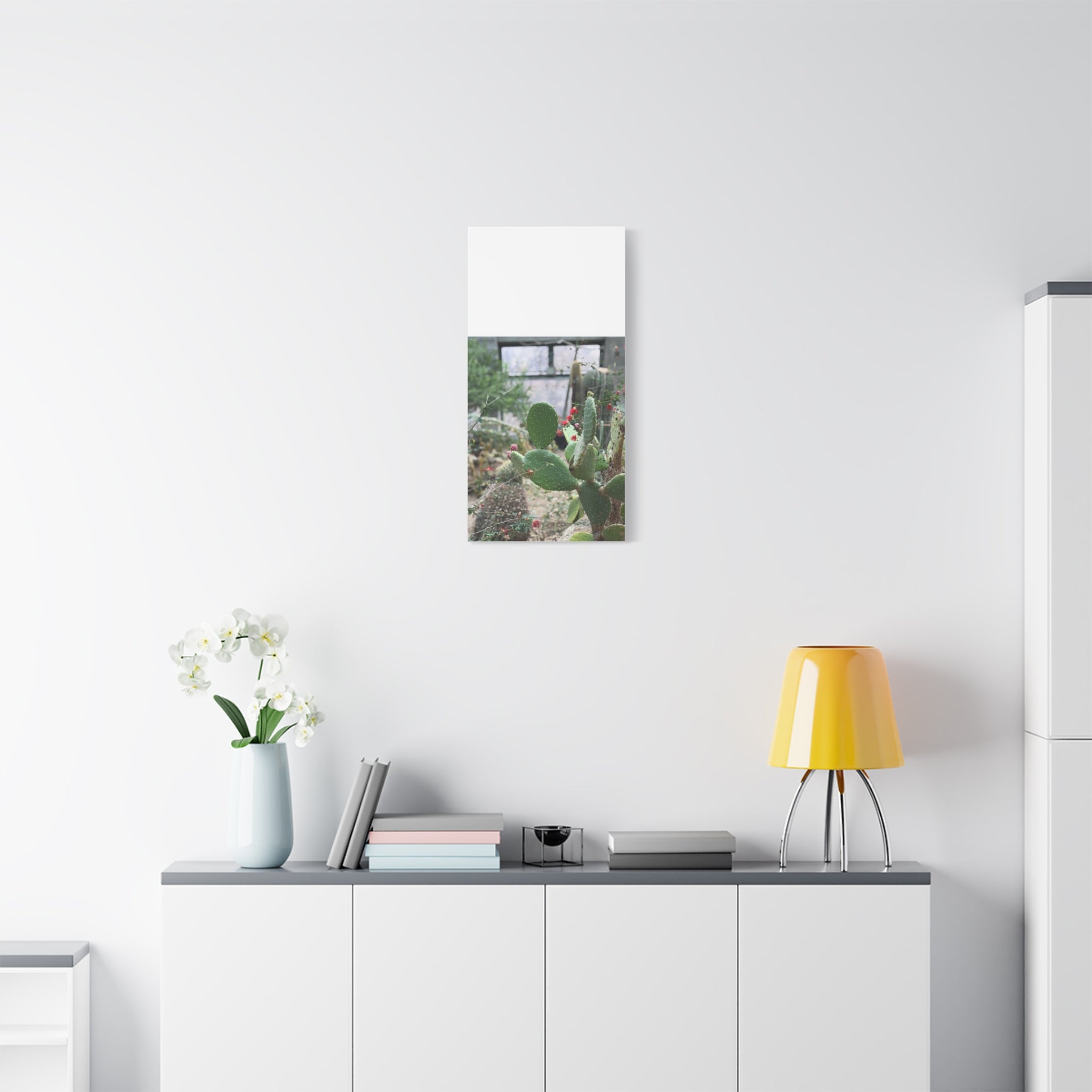 Cactus Matte Canvas Wall Art, Nature Decor, Southwestern Room Design, Green Plant Prints, Home and Office Wall Decor