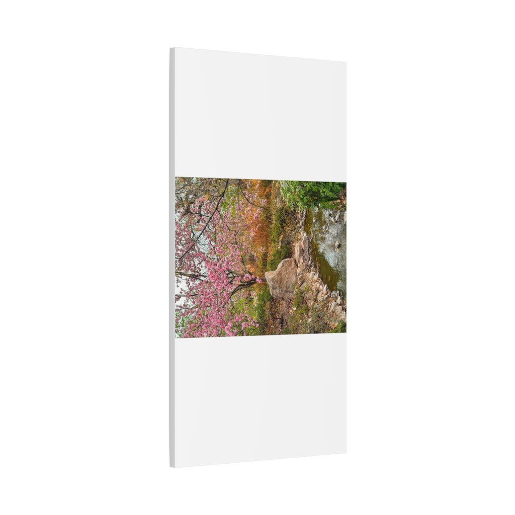 Blossoming Serenity Canvas Print, Floral Wall Art, Nature Decor, Home Aesthetic, Gift Idea for Garden Lovers, Spring Decor