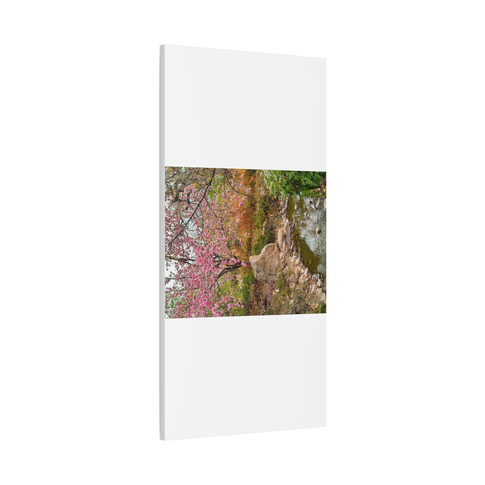 Blossoming Serenity Canvas Print, Floral Wall Art, Nature Decor, Home Aesthetic, Gift Idea for Garden Lovers, Spring Decor