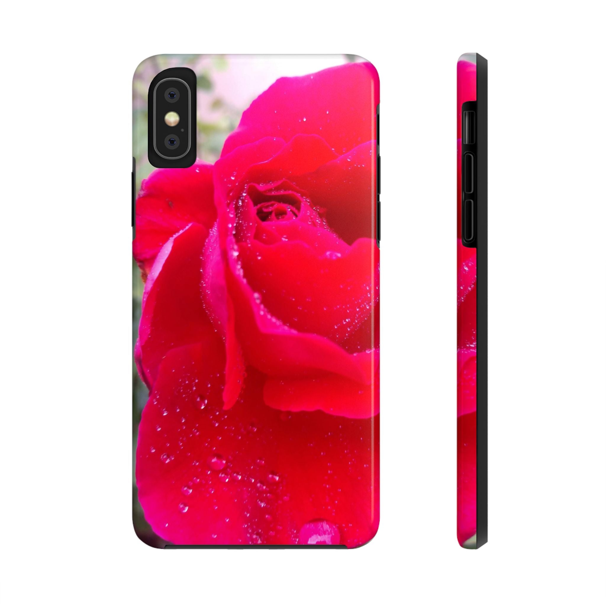 Flower Print Tough Phone Cases, Floral iPhone Case, Durable Mobile Covers, Unique Gift for Her, Birthday Present, Rose Design