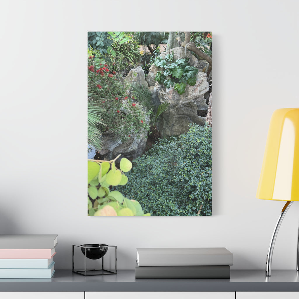Canvas Wall Art, Tropical Garden Print, Home Decor, Botanical Artwork, Nature Lover Gift, Modern Interior Design
