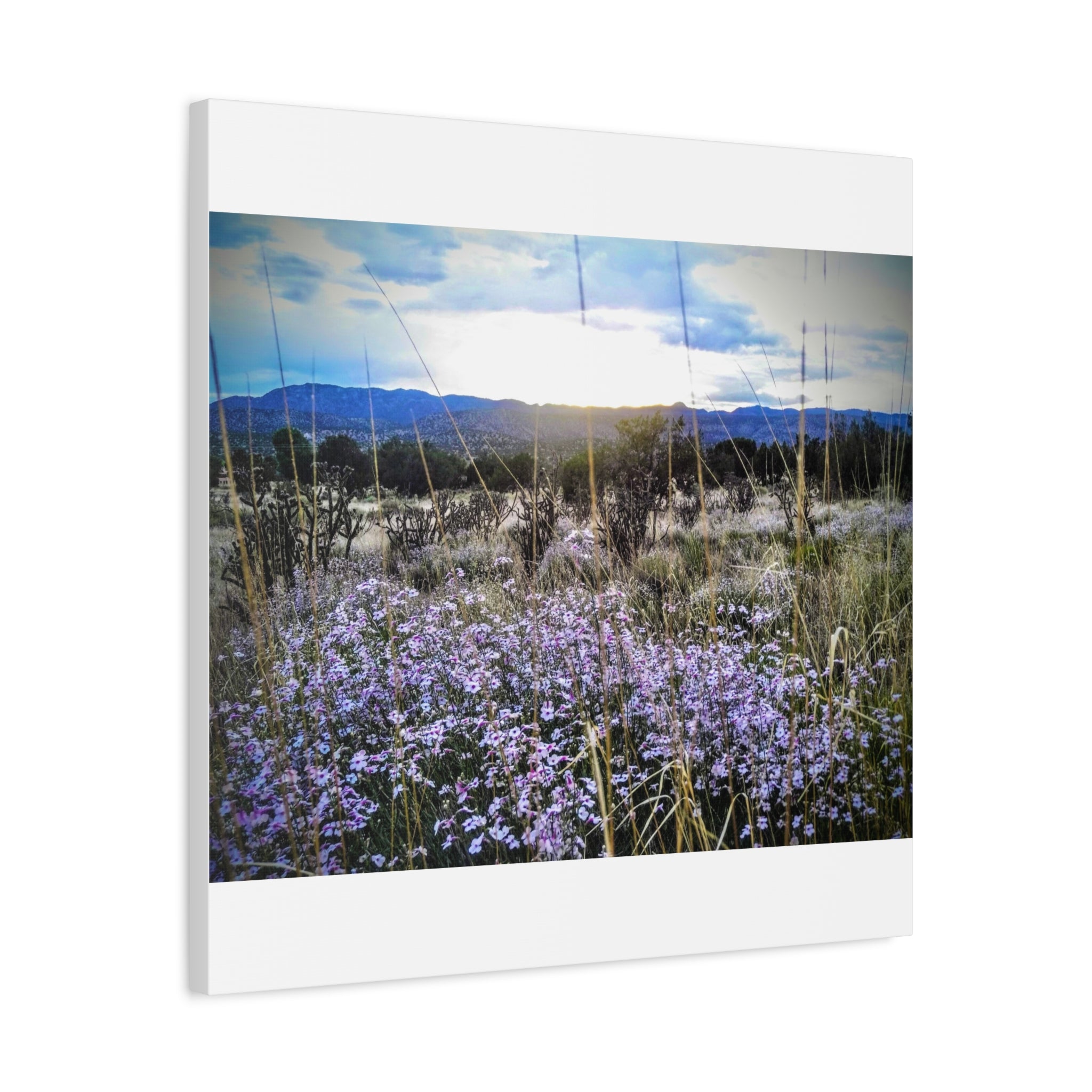 Framed Botanical Wall Art, Floral Canvas Print, Nature Decor, Home Interior Art, Gift for Garden Lovers, Beautiful Flower Landscape