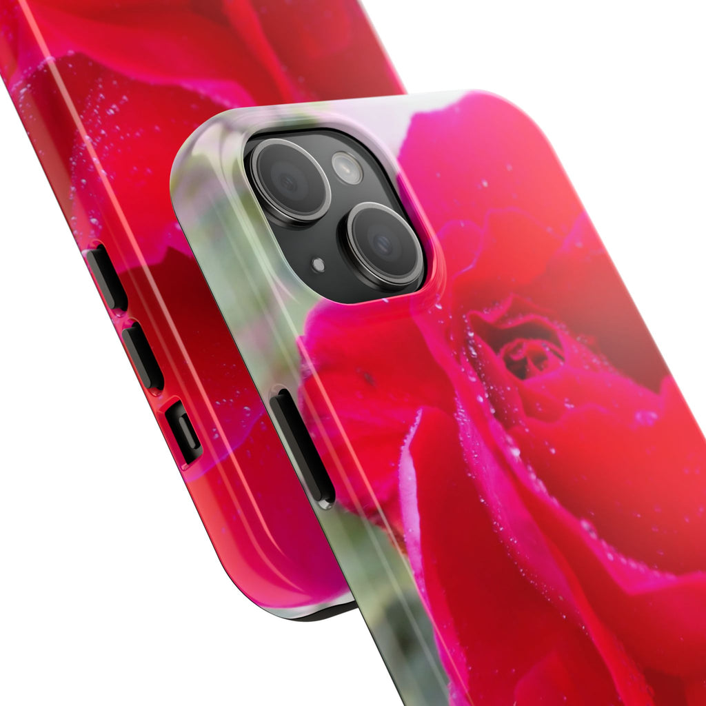 Flower Print Tough Phone Cases, Floral iPhone Case, Durable Mobile Covers, Unique Gift for Her, Birthday Present, Rose Design