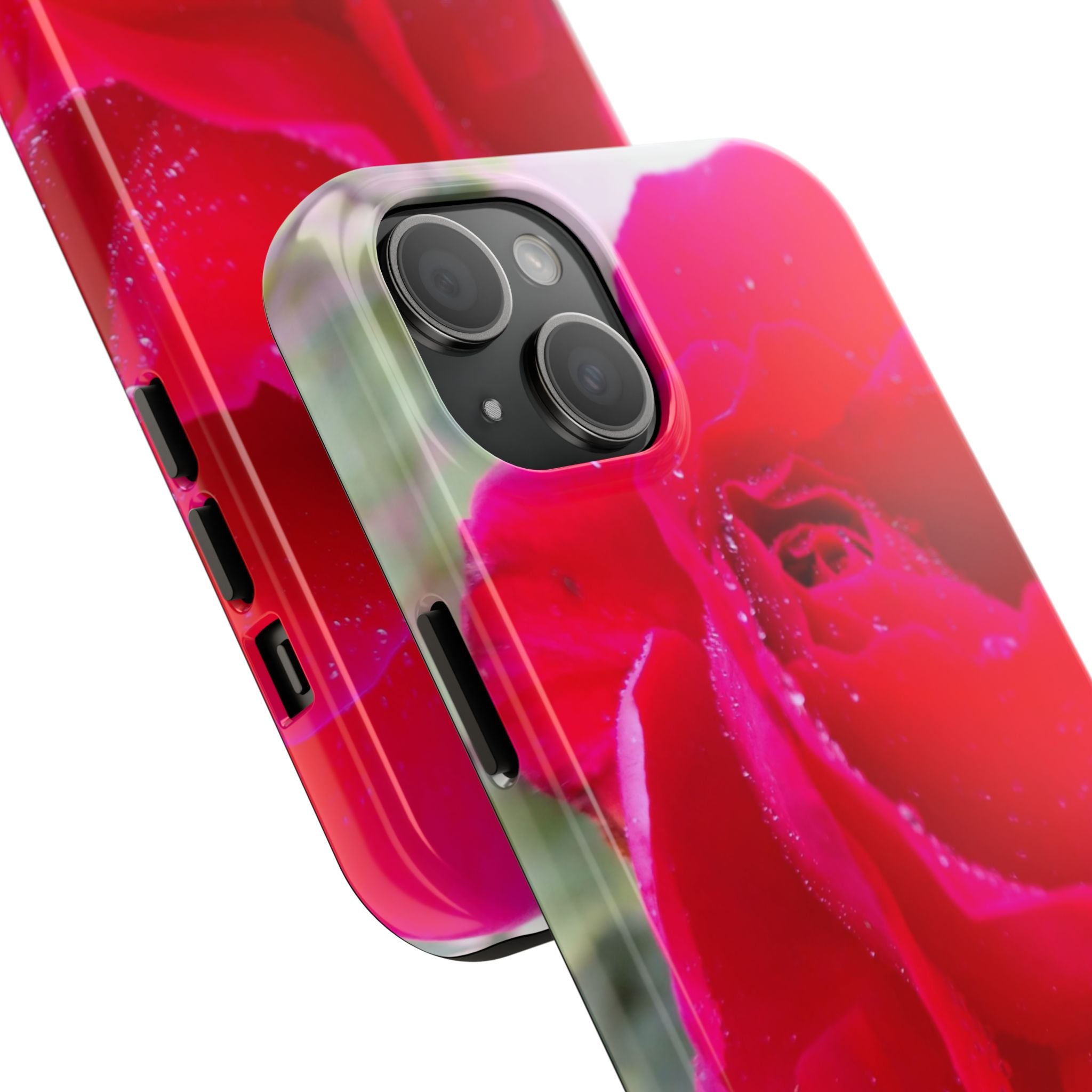 Flower Print Tough Phone Cases, Floral iPhone Case, Durable Mobile Covers, Unique Gift for Her, Birthday Present, Rose Design