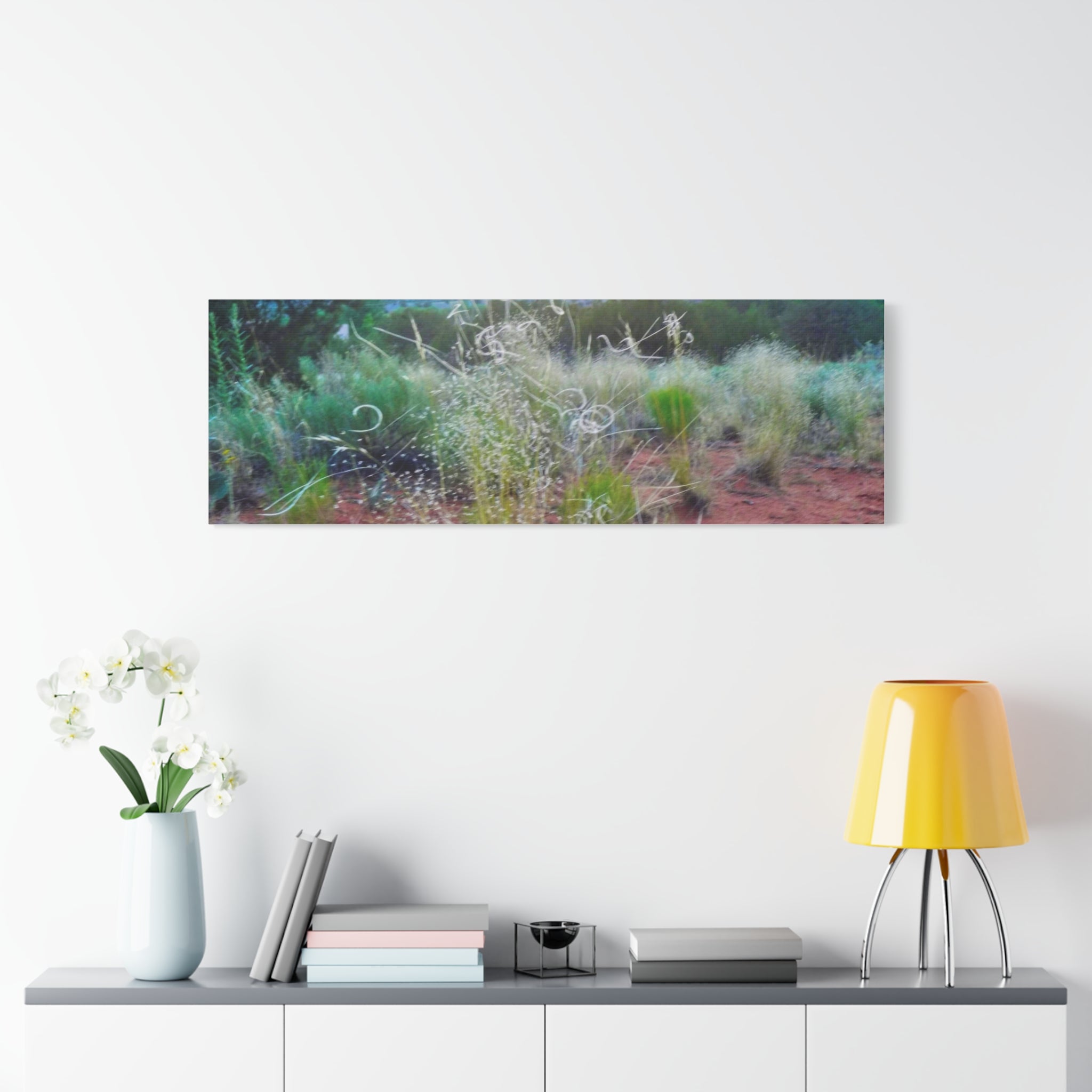 Serene Desert Landscape Canvas Print, Nature Wall Art, Home Decor, Gift for Nature Lovers, Rustic Art for Living Room, Boho Decor