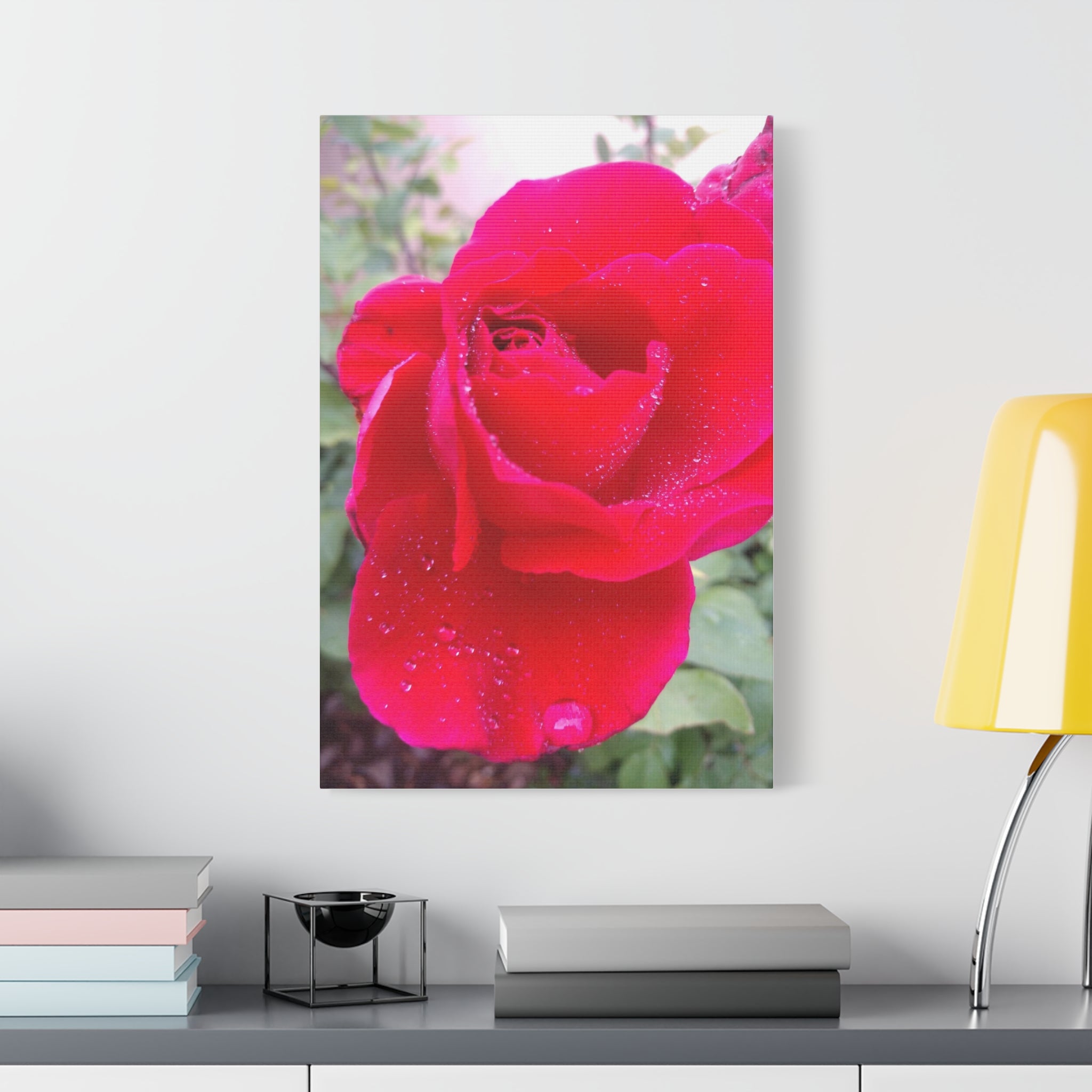 Stunning Floral Canvas Print, Home Decor, Wall Art, Gift for Flower Lovers, Red Rose Art, Mother's Day Gift