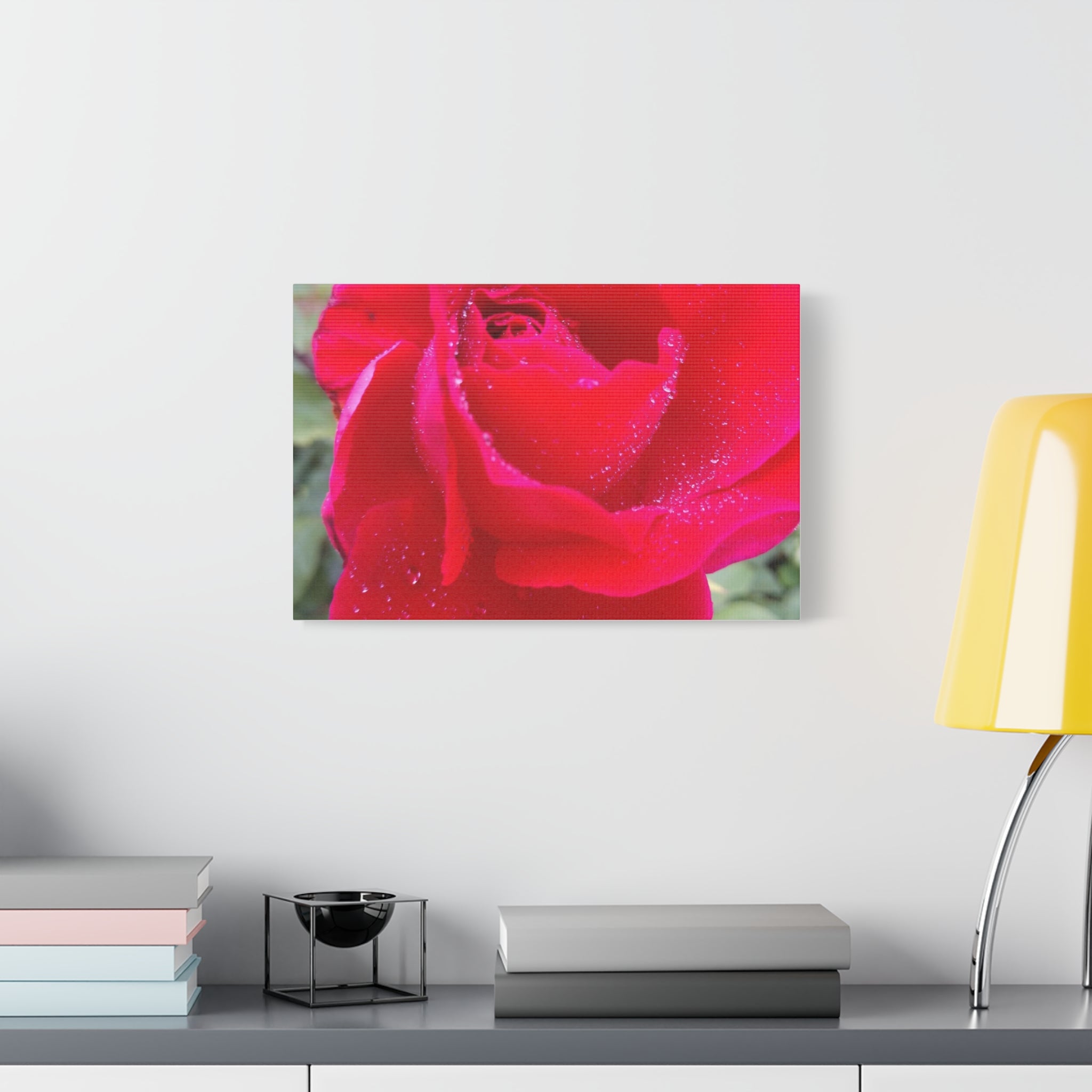 Stunning Floral Canvas Print, Home Decor, Wall Art, Gift for Flower Lovers, Red Rose Art, Mother's Day Gift