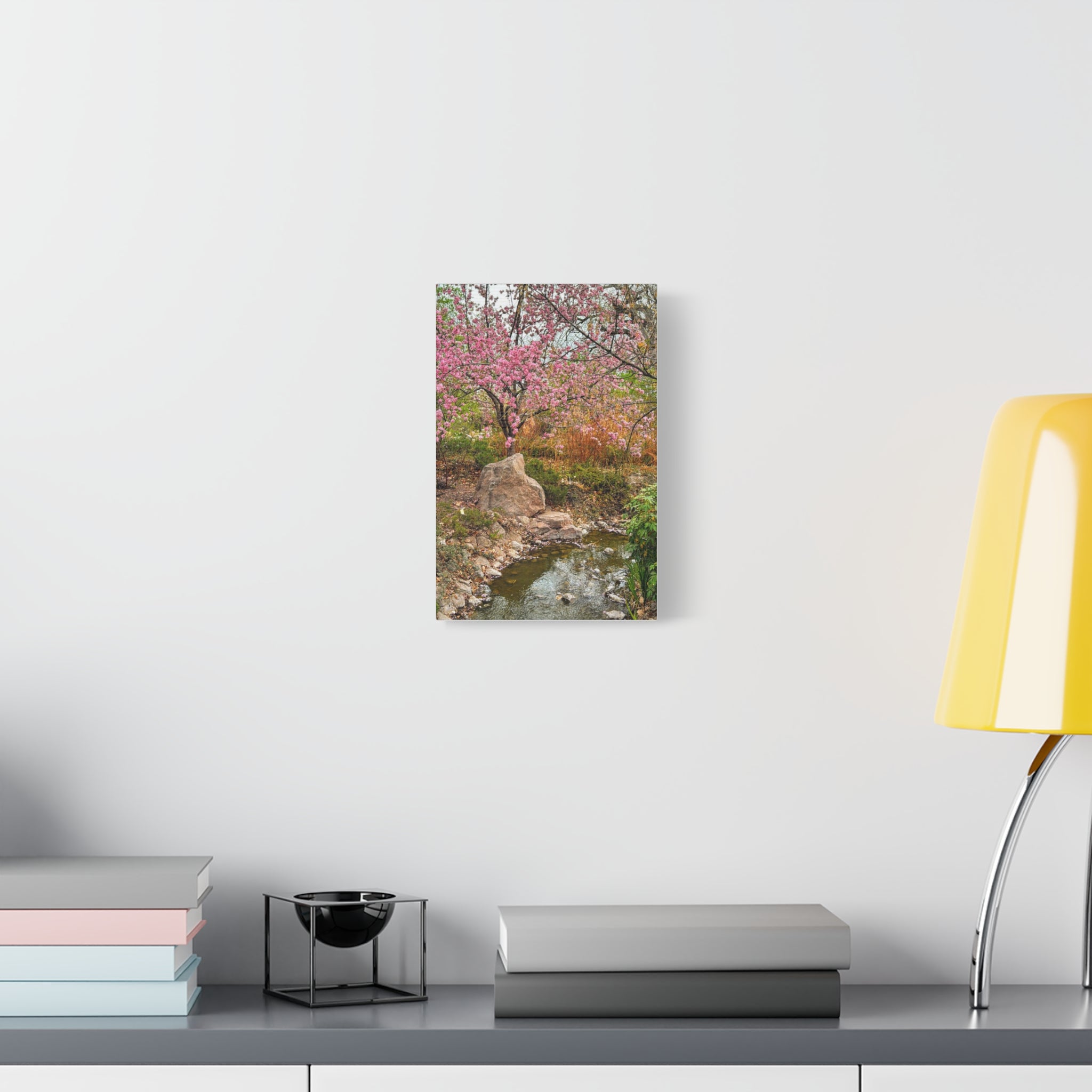 Canvas Wall Art, Floral Landscape Print, Home Decor, Gift for Nature Lovers, Spring Decor, Wall Art for Living Room