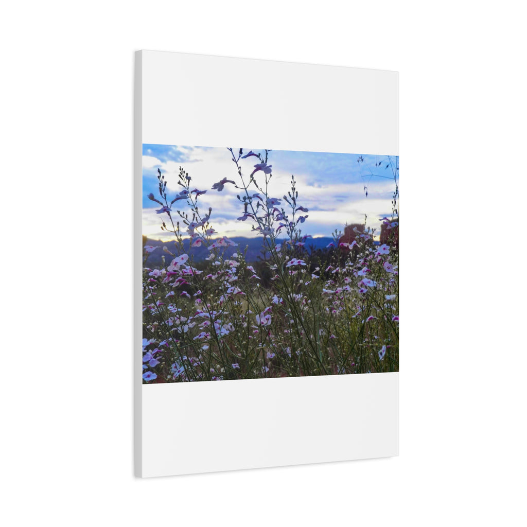 Floral Wall Art Canvas, Nature-Inspired Home Decor, Flower Print, Rustic Living Room, Gift for Gardeners, Boho Wall Art