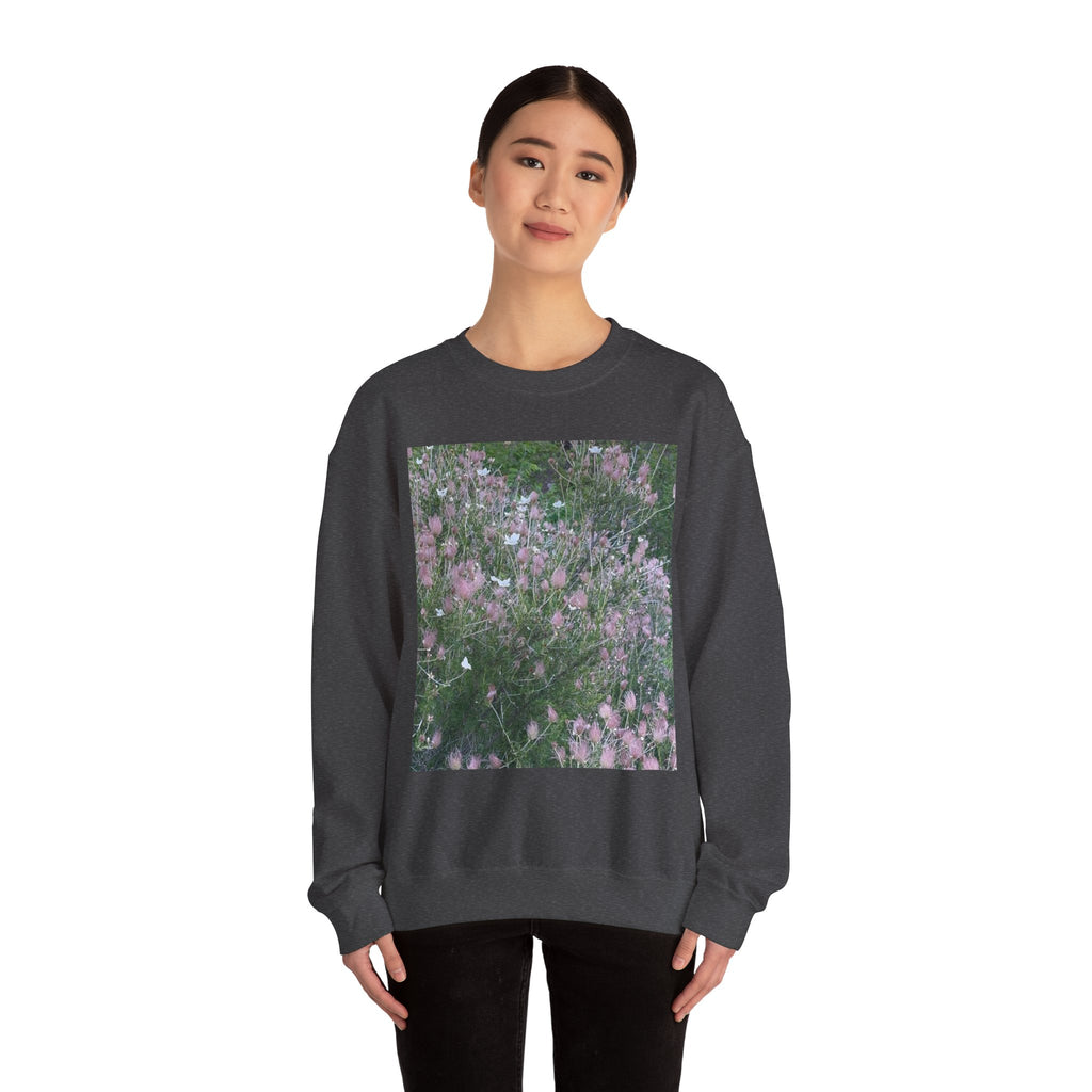 Floral Graphic Crewneck Sweatshirt | Cozy Unisex Apparel, Casual Wear, Plant Lover Gift, Spring Fashion, Everyday Comfort