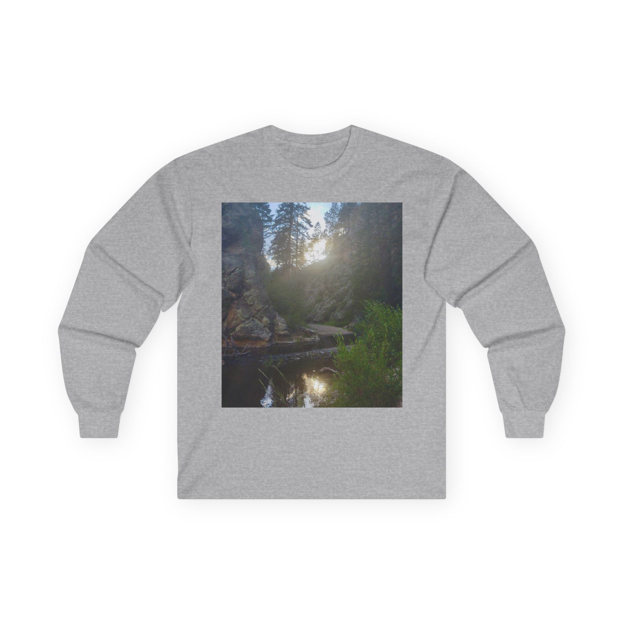 Nature-Inspired Unisex Long Sleeve Tee, Outdoor Adventure Shirt, Gift for Nature Lovers, Casual Wear, Eco-Friendly Apparel