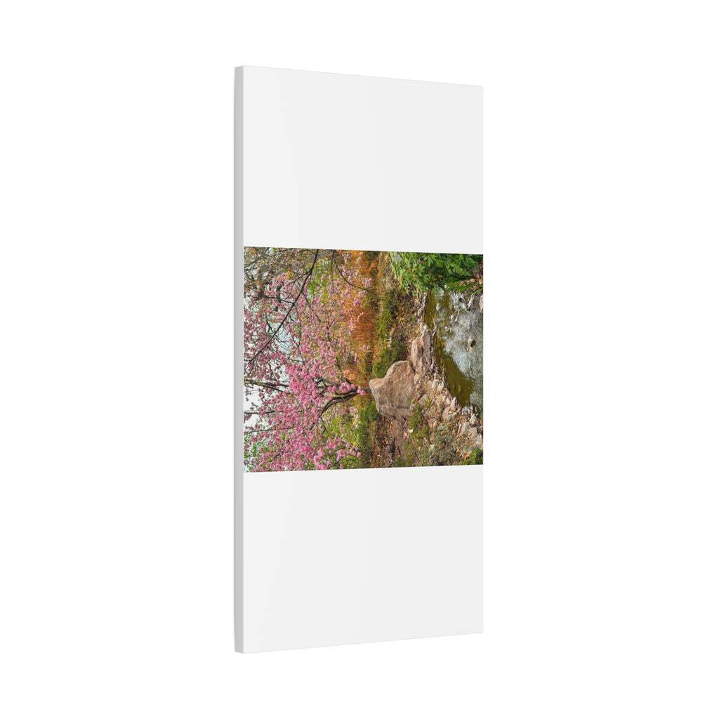 Blossoming Serenity Canvas Print, Floral Wall Art, Nature Decor, Home Aesthetic, Gift Idea for Garden Lovers, Spring Decor