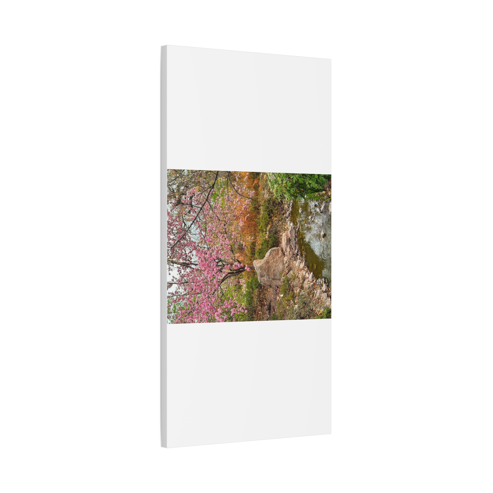 Blossoming Serenity Canvas Print, Floral Wall Art, Nature Decor, Home Aesthetic, Gift Idea for Garden Lovers, Spring Decor